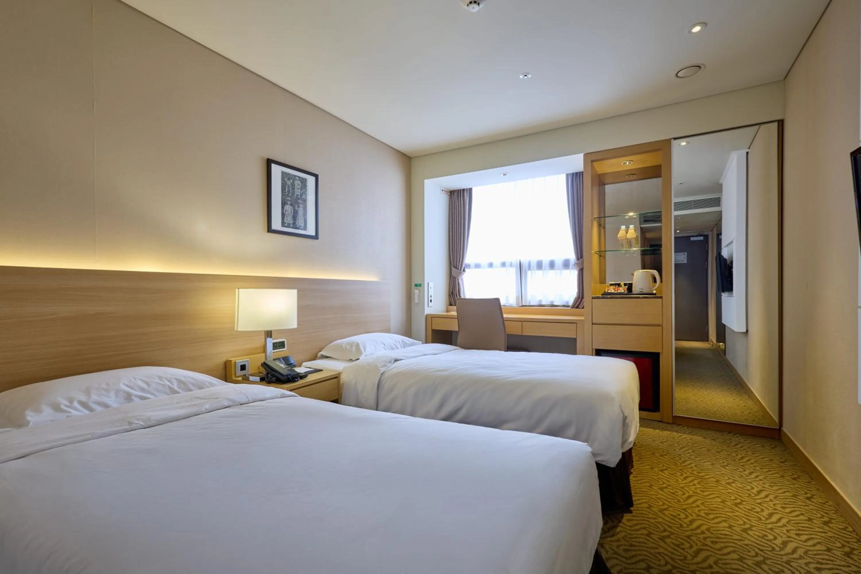 Bed in Summit Hotel Seoul Dongdaemun