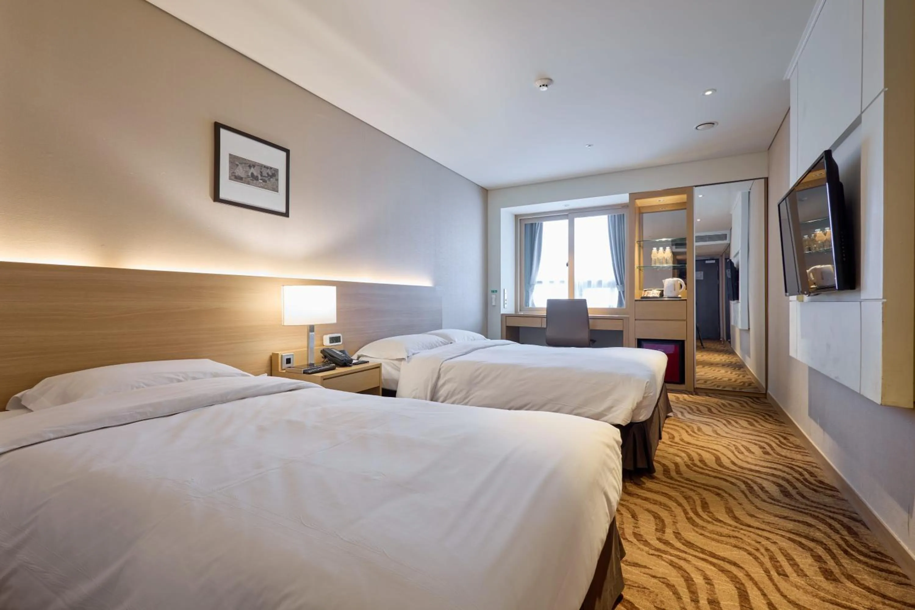 Bed in Summit Hotel Seoul Dongdaemun