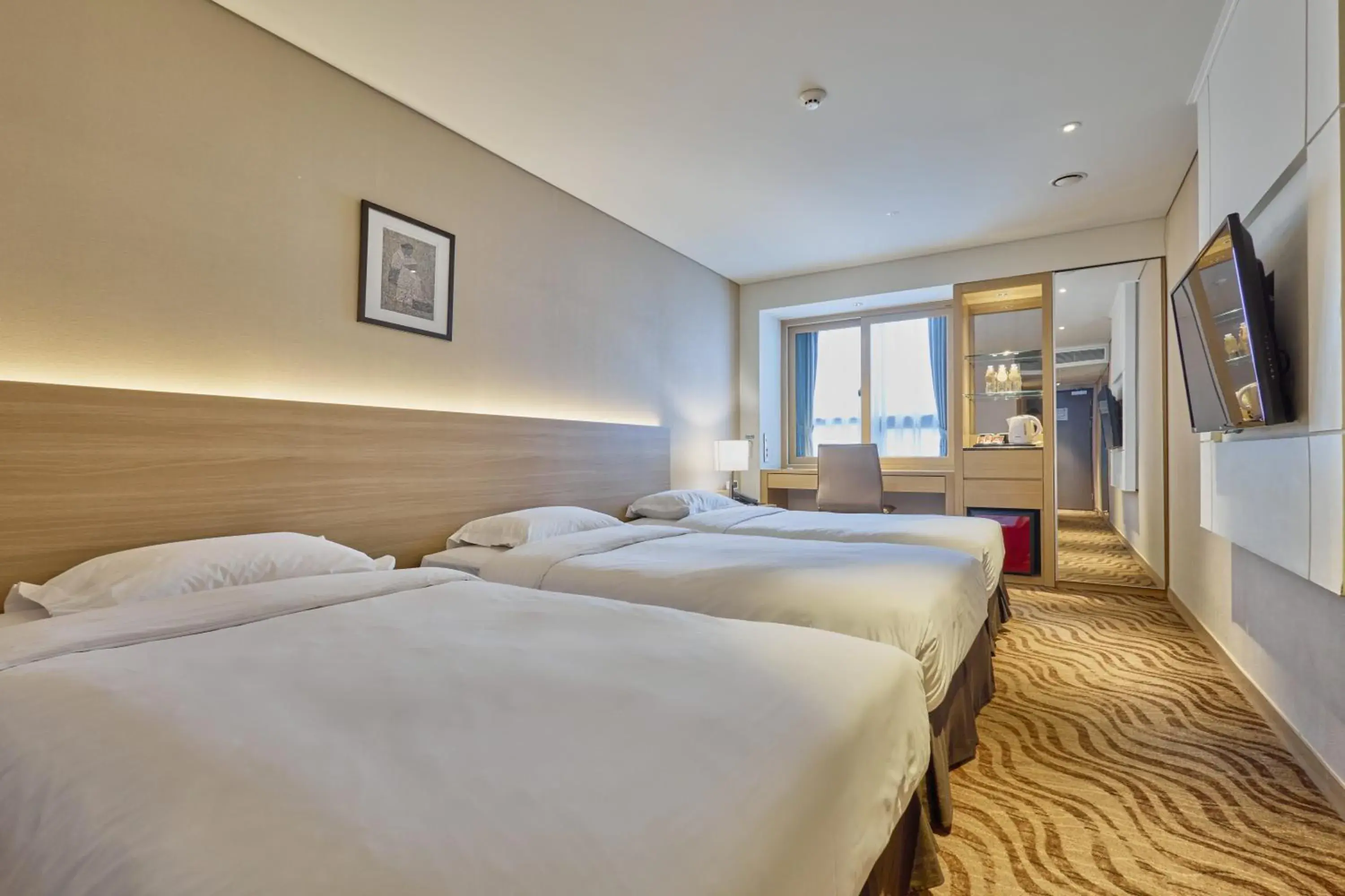 Bed in Summit Hotel Seoul Dongdaemun Bed in Summit Hotel Seoul Dongdaemun