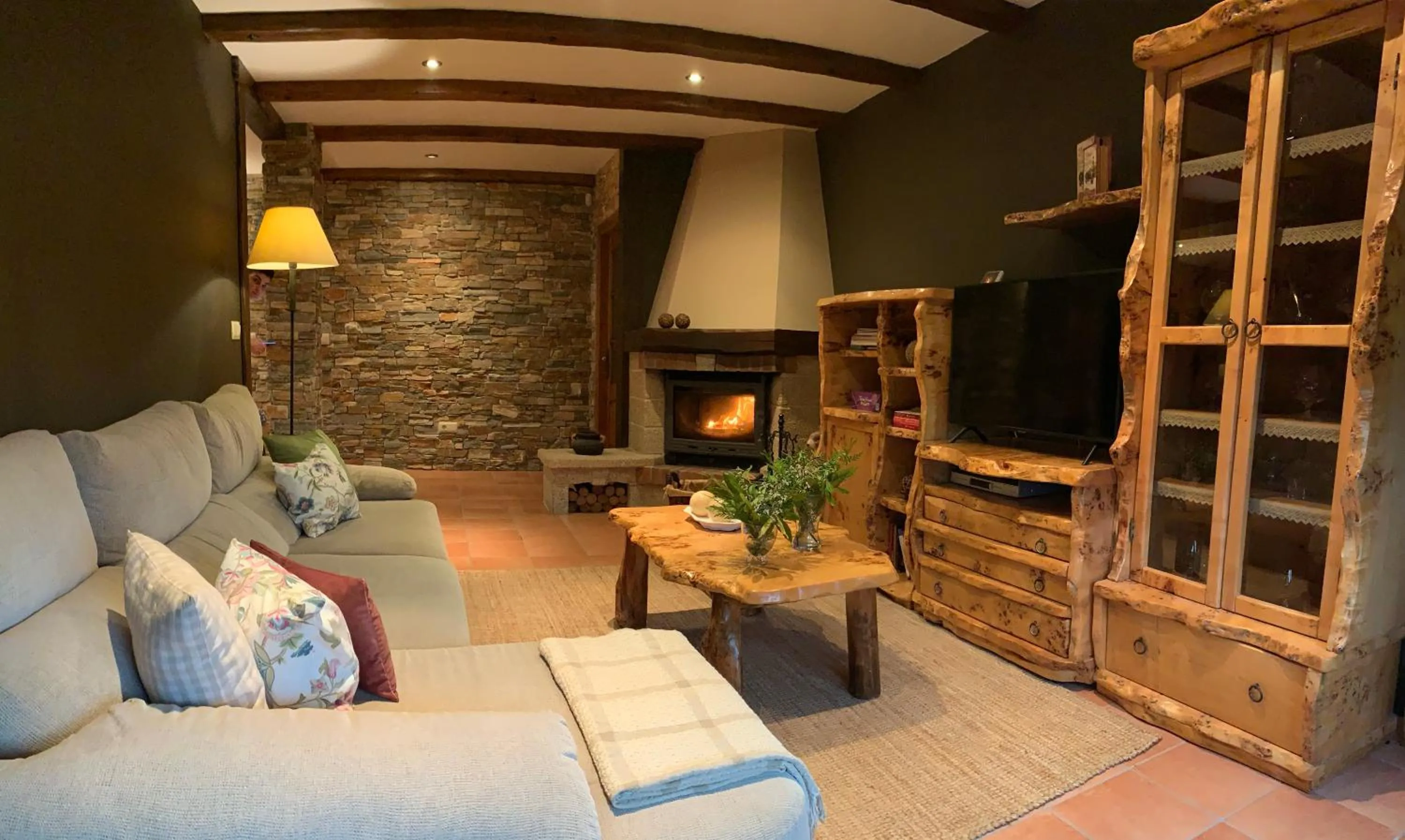 Chalet Rural Toñita 400 m playa piscina barbacoa chimenea