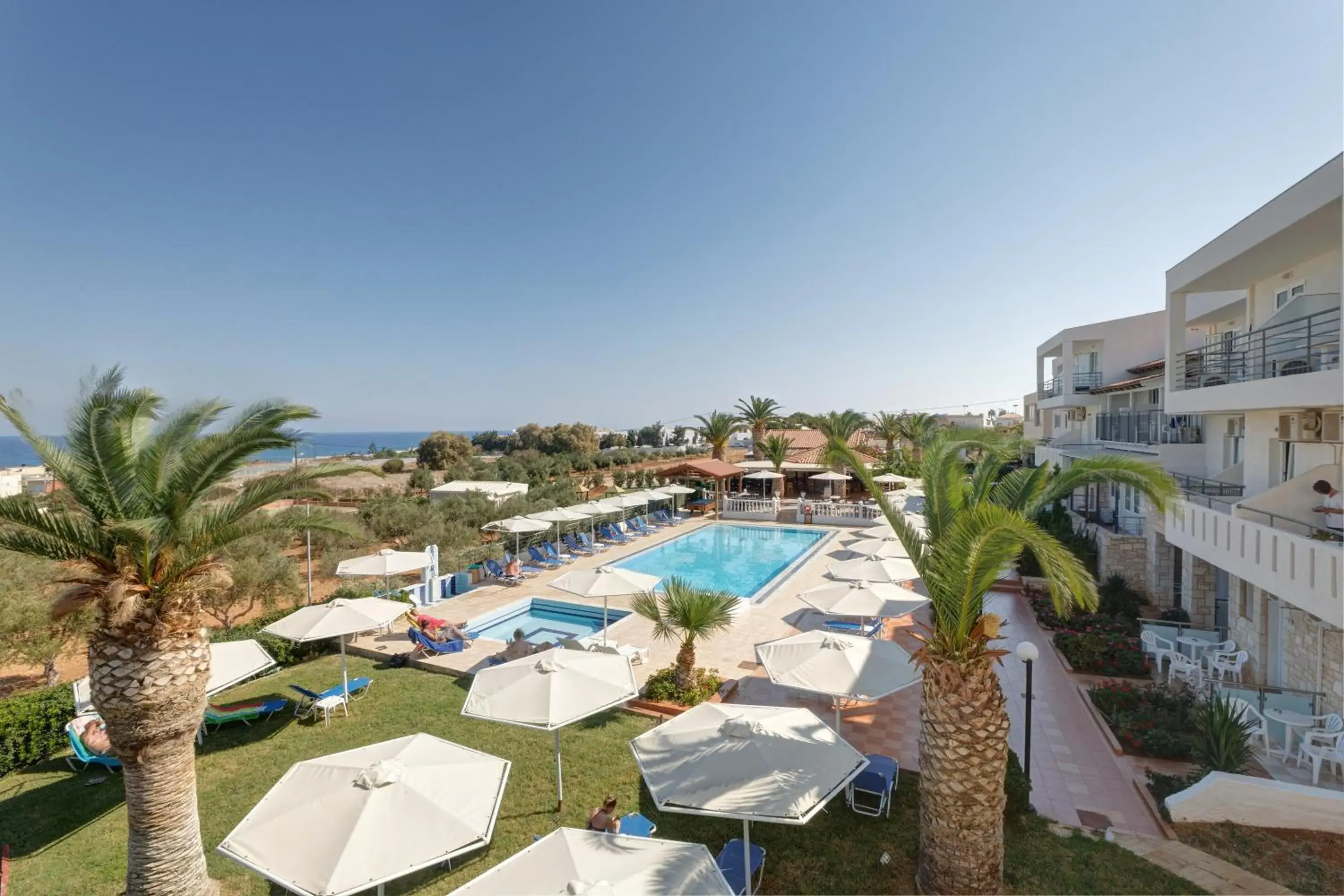 Pool view in Cretan Garden Adults only Hotel 16plus Pool view in Cretan Garden Adults only Hotel 16plus