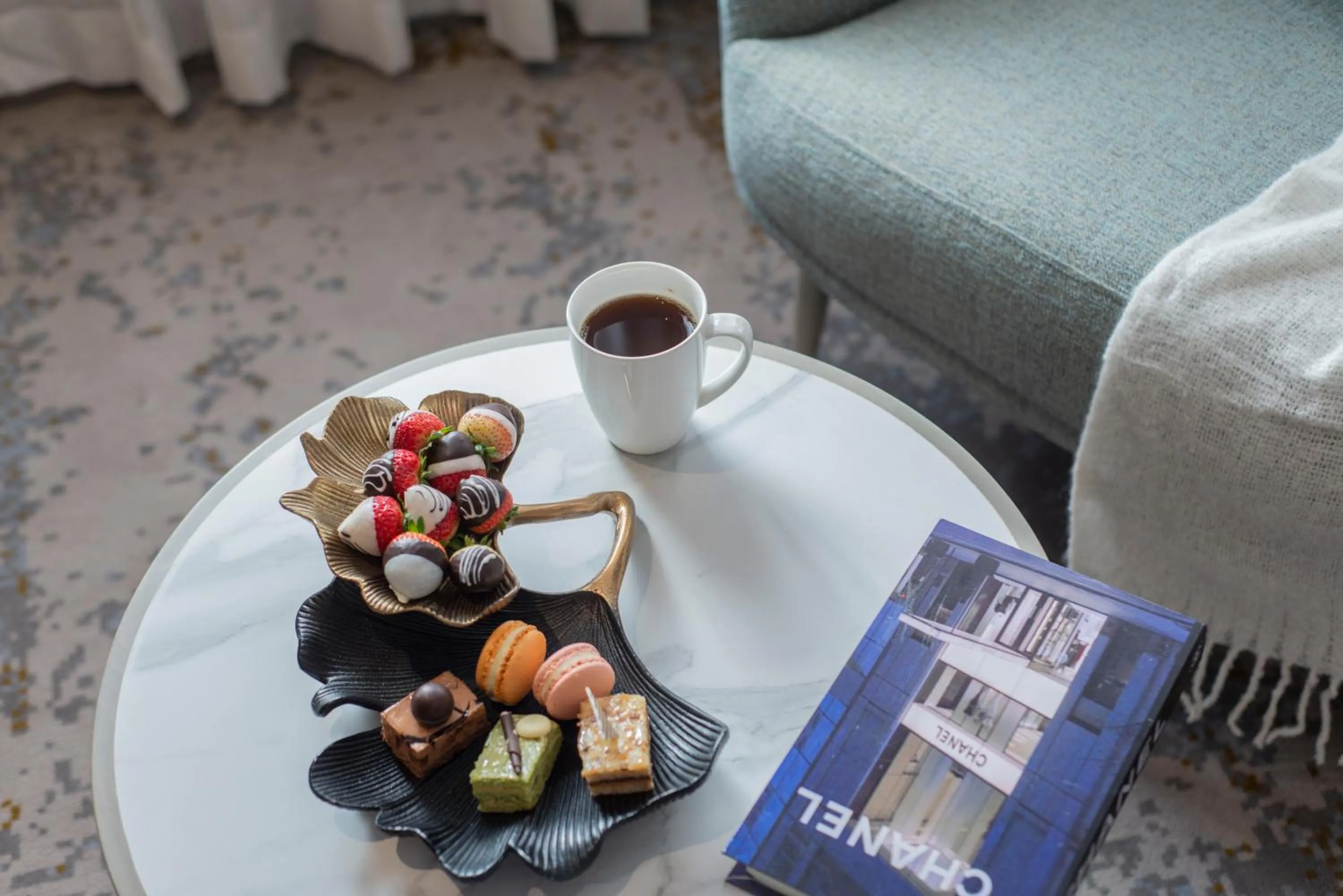 Seating area in Vittori Palace Hotel and Residences