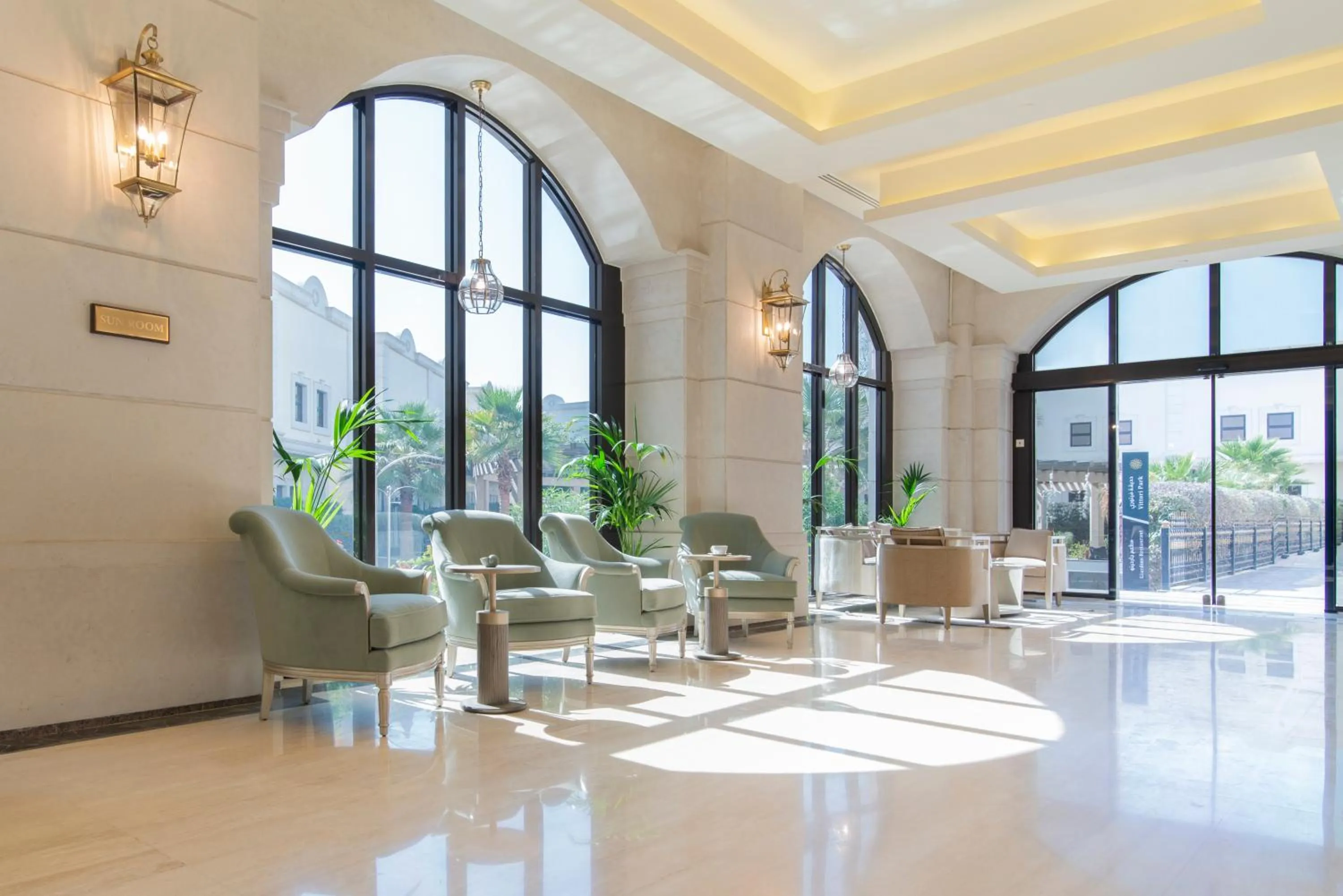 Seating area in Vittori Palace Hotel and Residences
