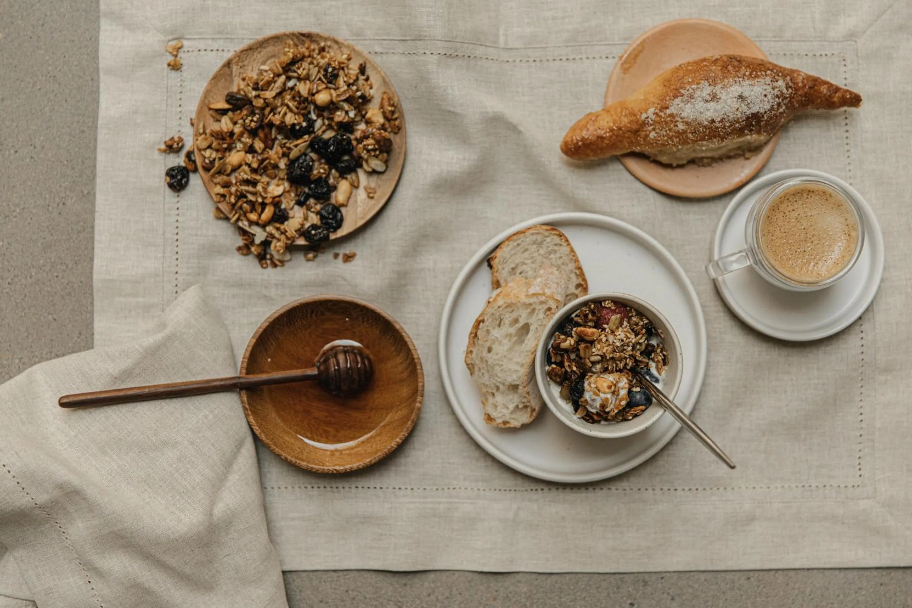 Continental breakfast in Octavia Casa