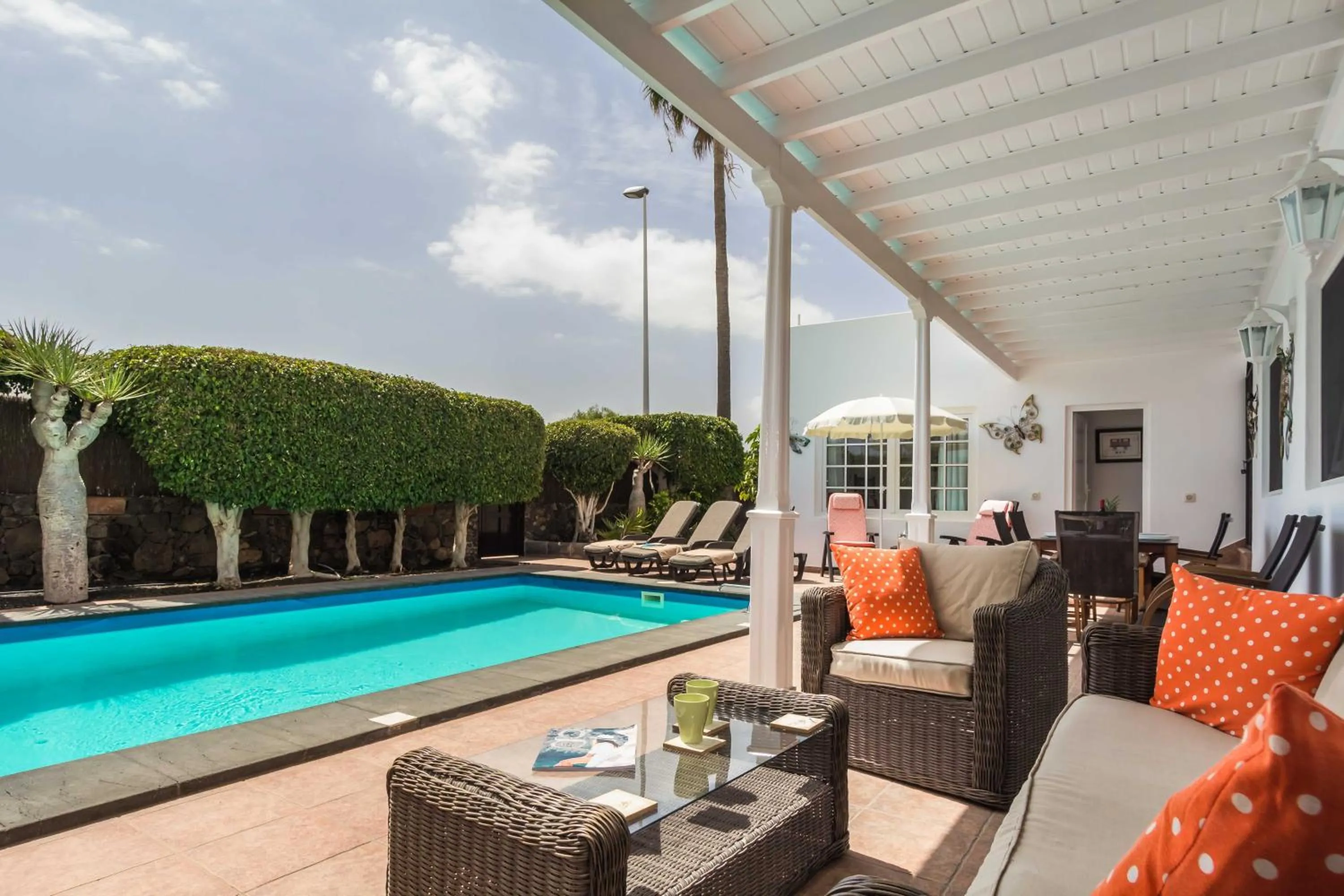 Property building in Charming Puerto Del Carmen Villa 4 Bedrooms Villa Tarez Private Pool