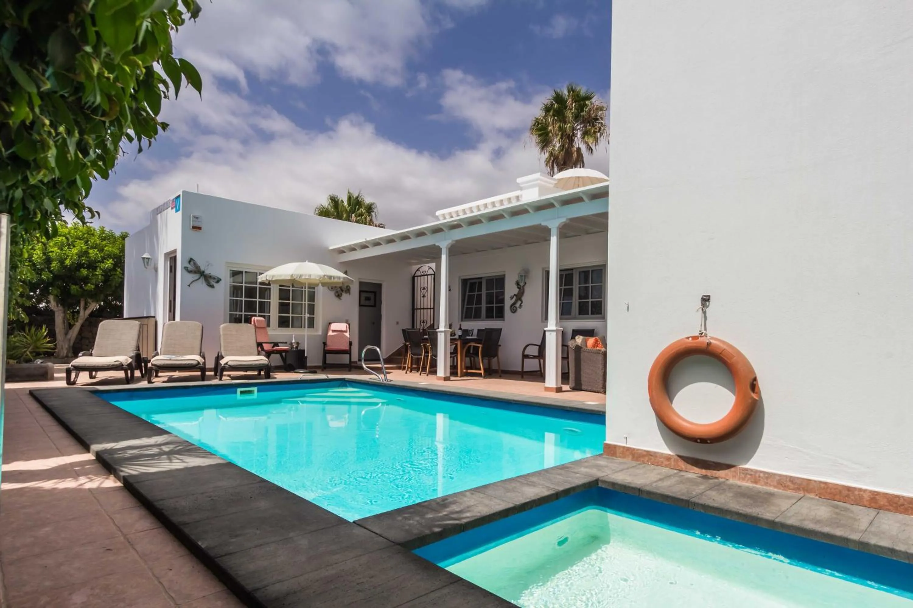 Property building in Charming Puerto Del Carmen Villa 4 Bedrooms Villa Tarez Private Pool