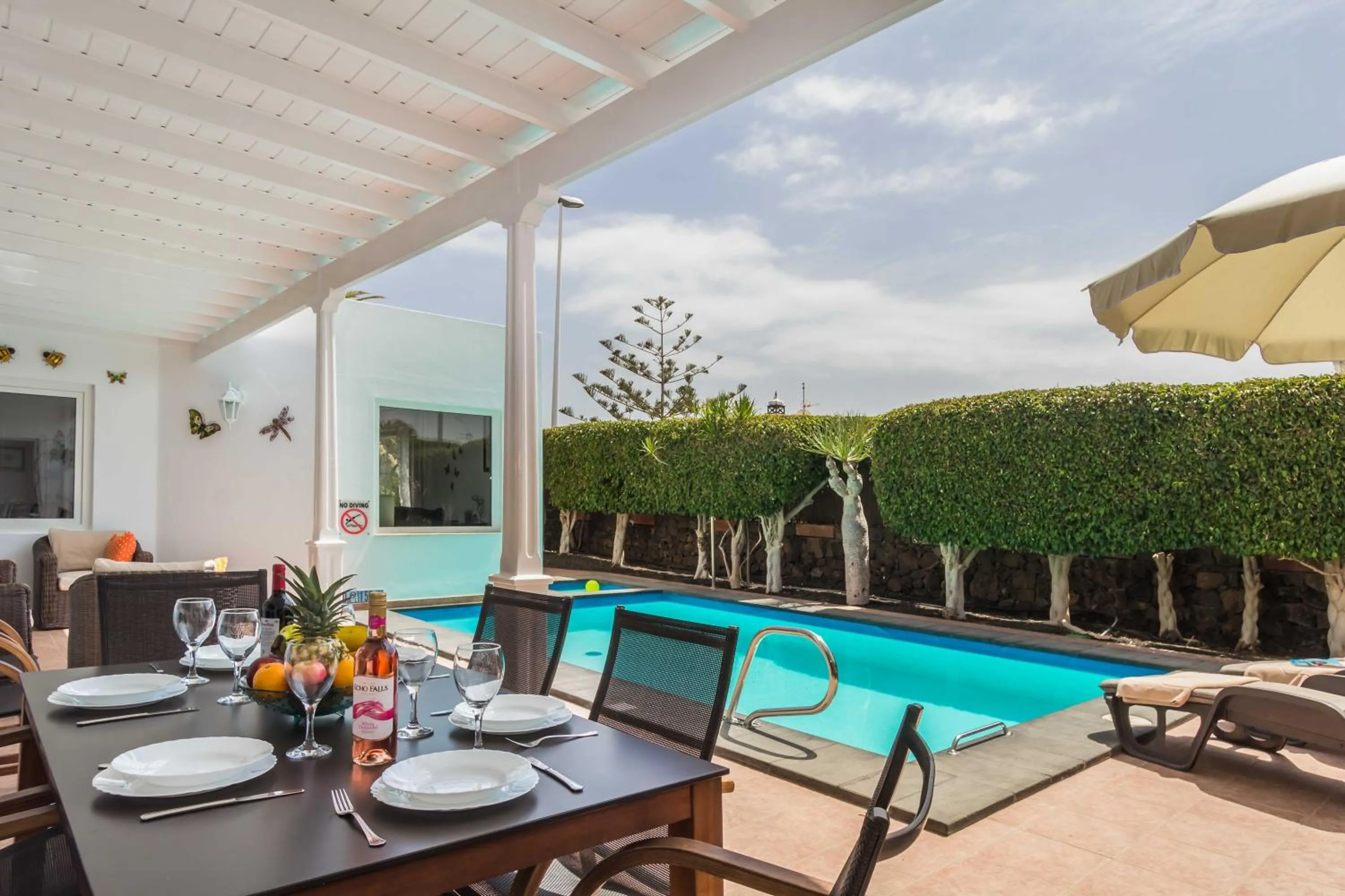 Property building in Charming Puerto Del Carmen Villa 4 Bedrooms Villa Tarez Private Pool