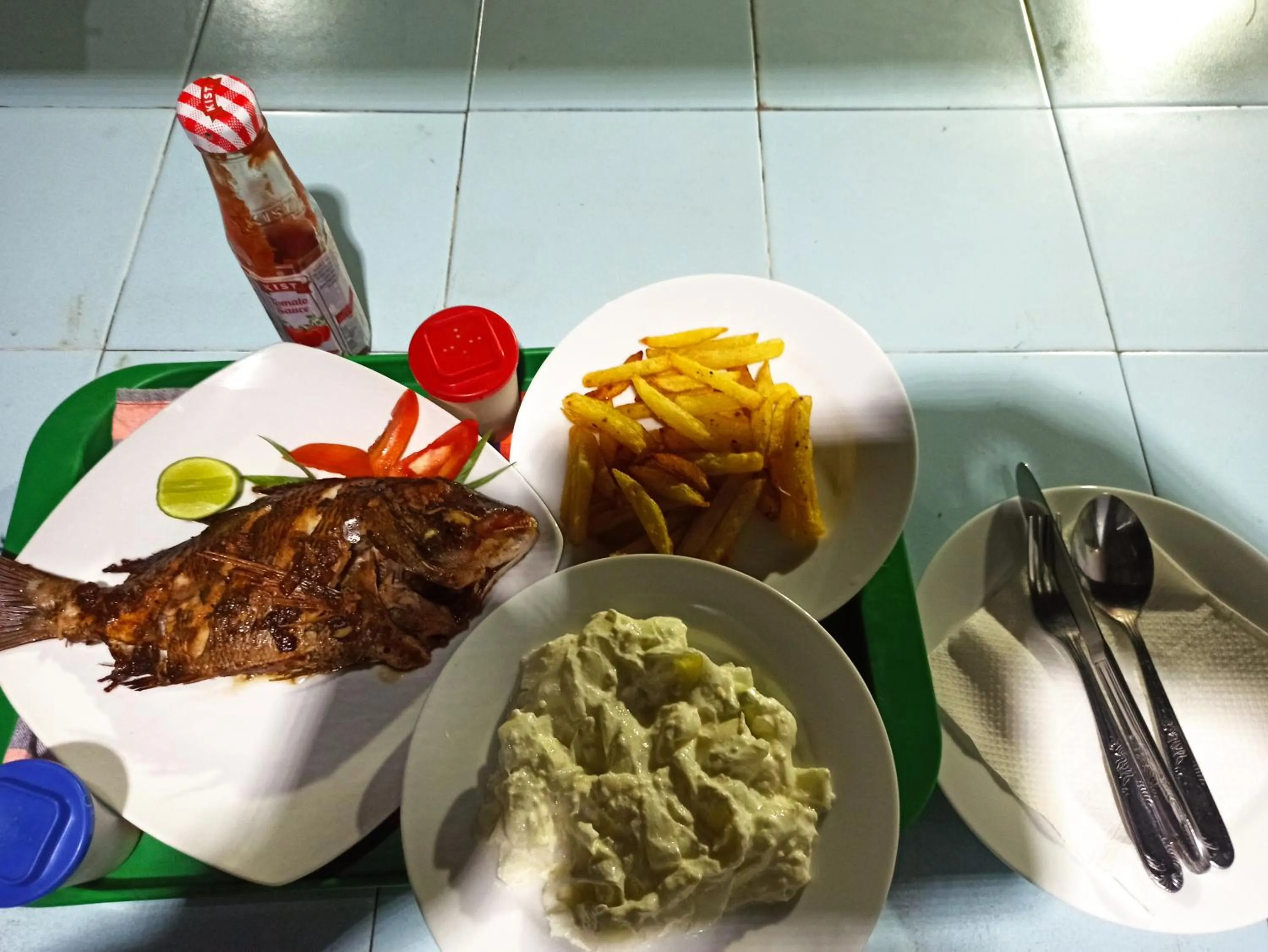 Food in Ravana - Beach CABANAS