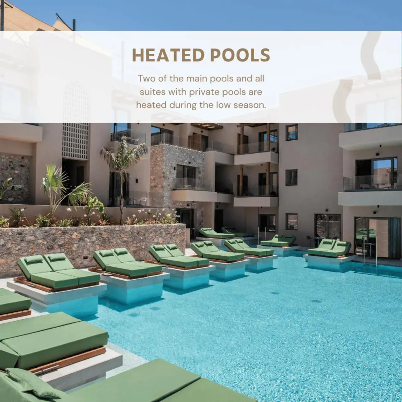 Swimming pool in Paralos Venus Suites Adults Only Swimming pool in Paralos Venus Suites Adults Only