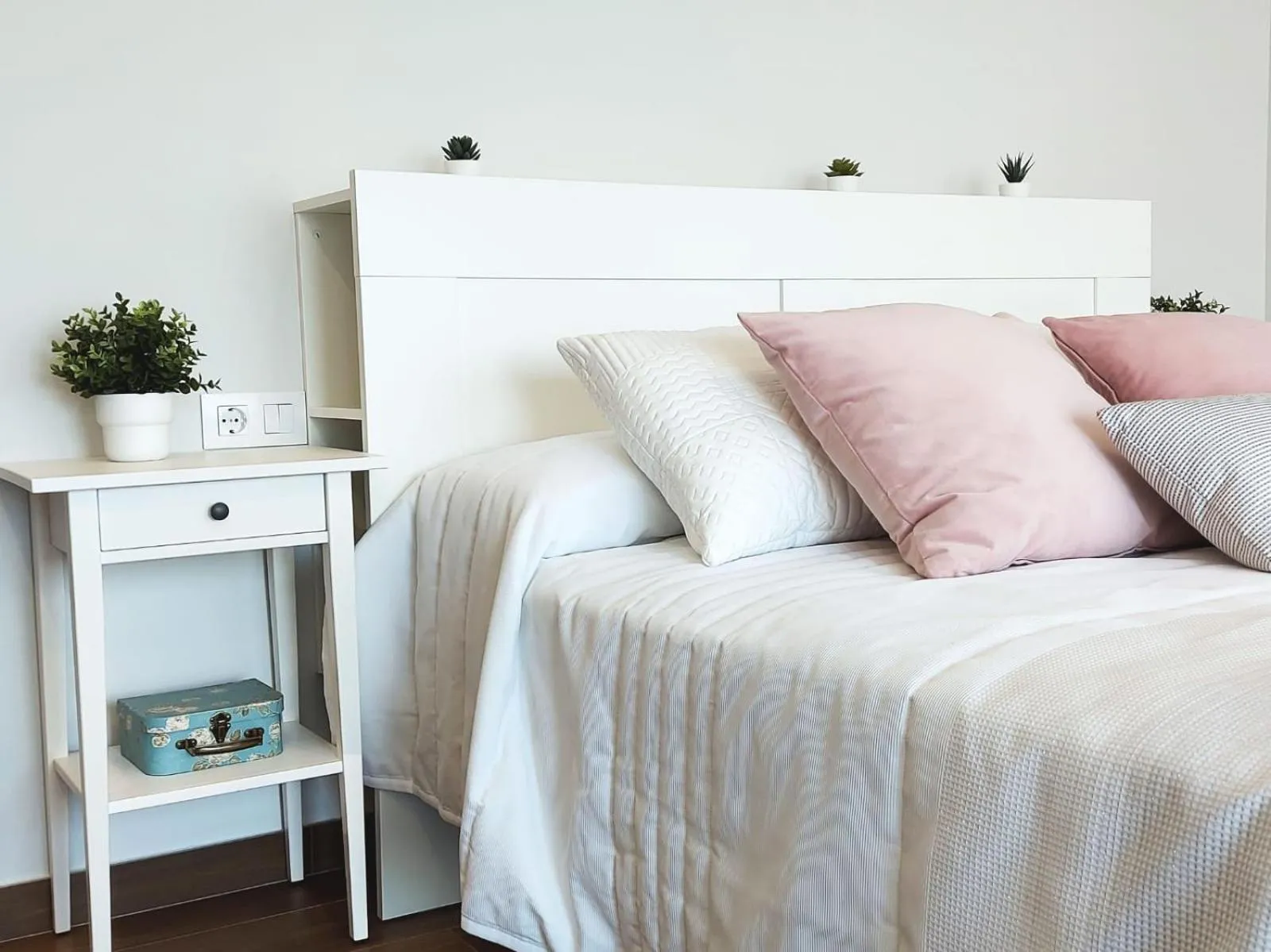 Bed in Mirador Ría de Aldán Apartamentos