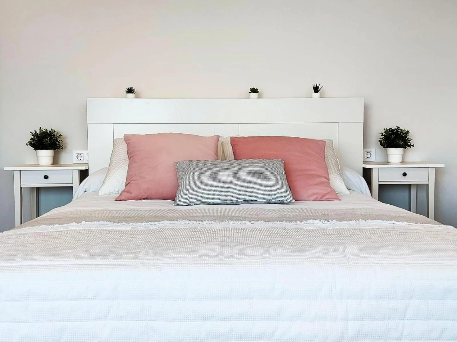 Bed in Mirador Ría de Aldán Apartamentos