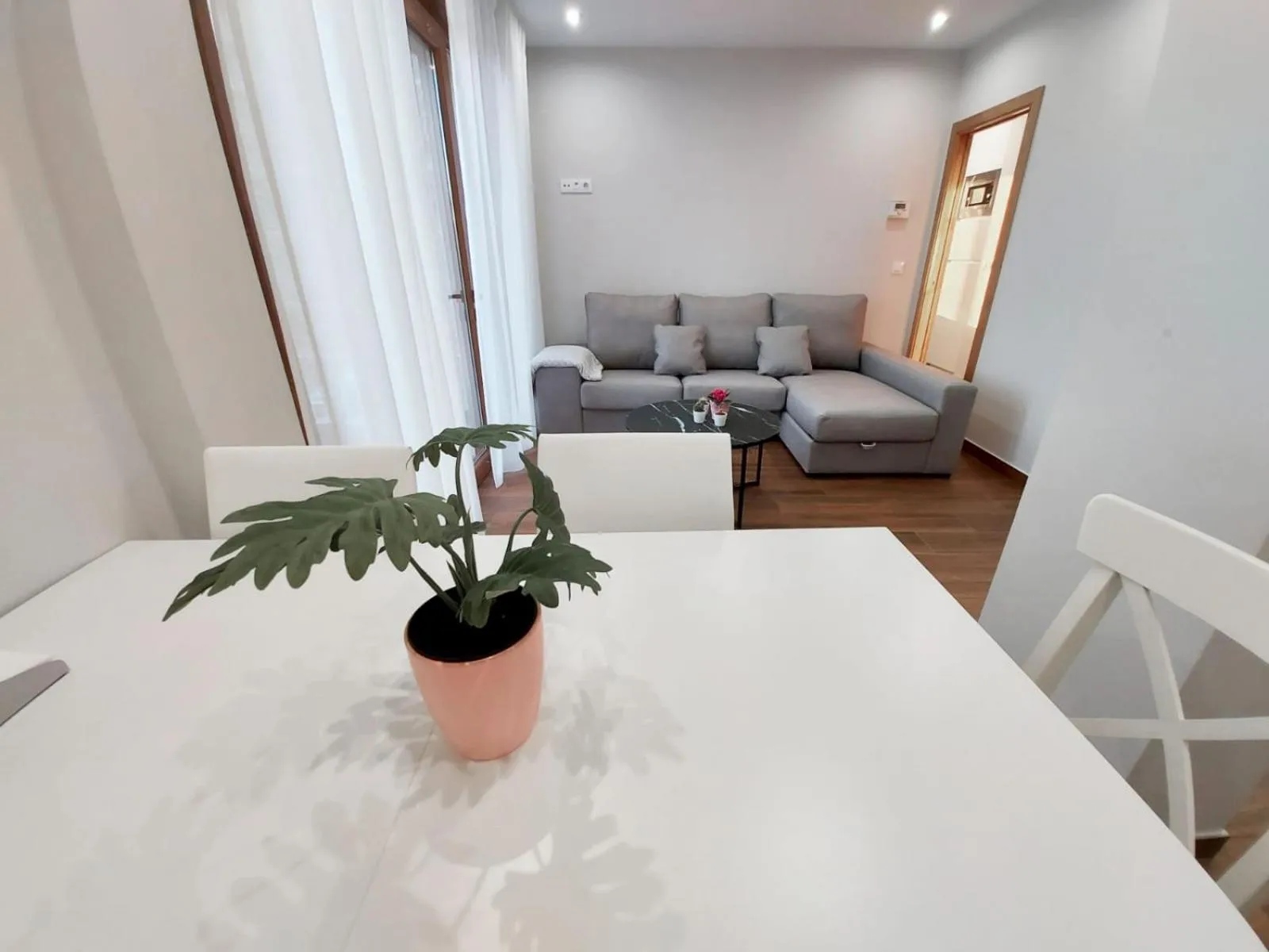 Living room in Mirador Ría de Aldán Apartamentos