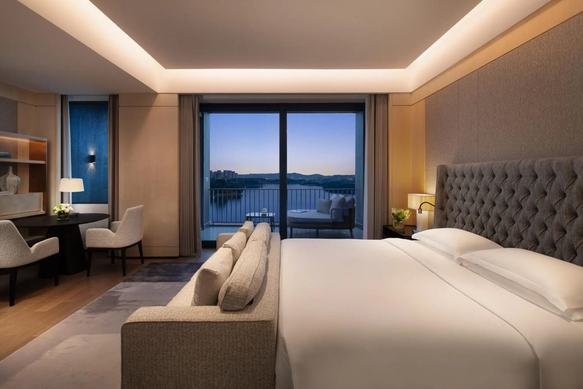 Bed in Hyatt Regency Dongguan