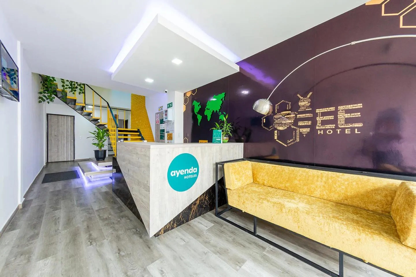 Lobby or reception in Ayenda Bee Hotel