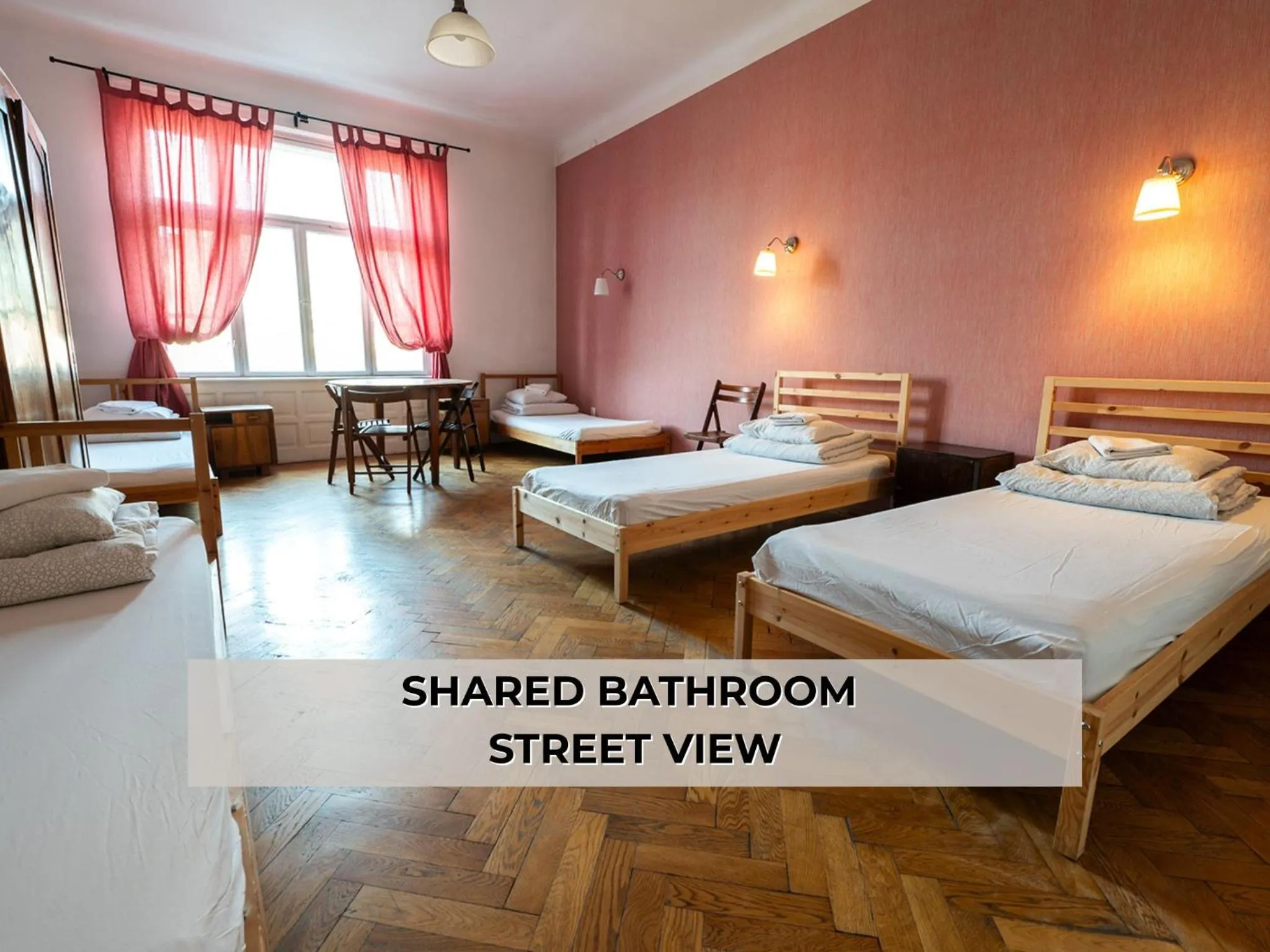 Bed in Trzy Kafki Private Rooms