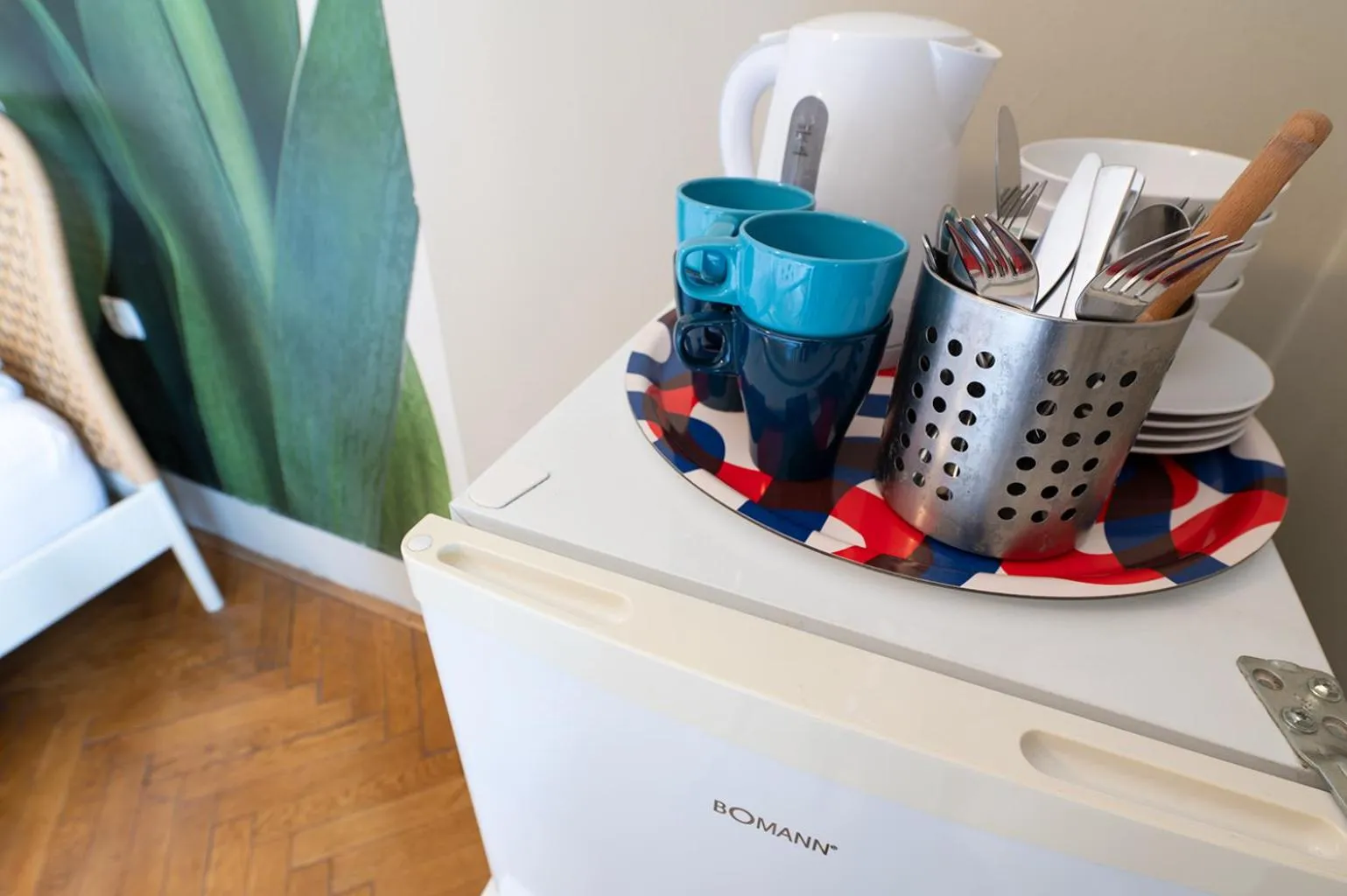 Coffee/tea facilities in Trzy Kafki Private Rooms