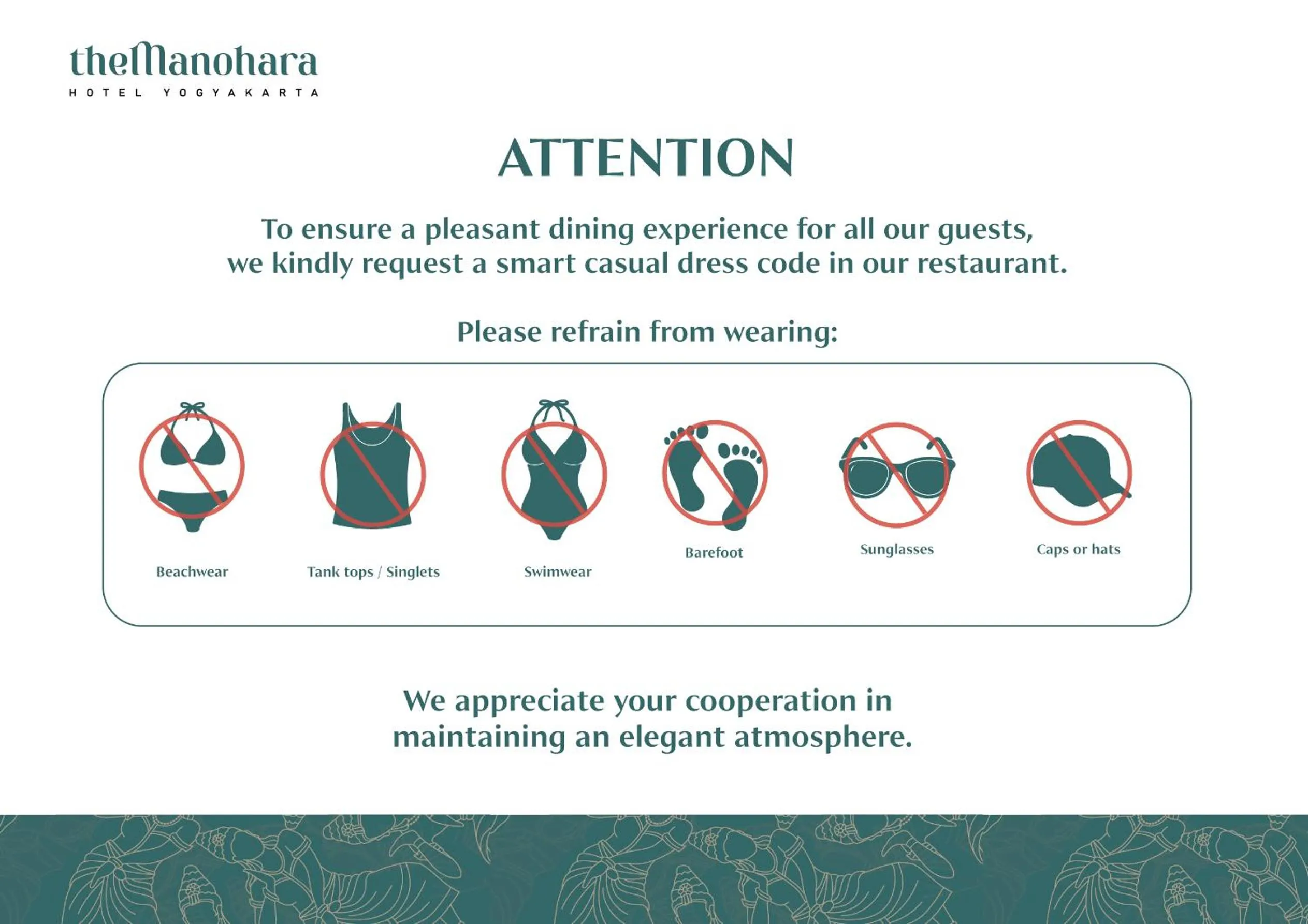 Restaurant/places to eat in The Manohara Hotel Yogyakarta