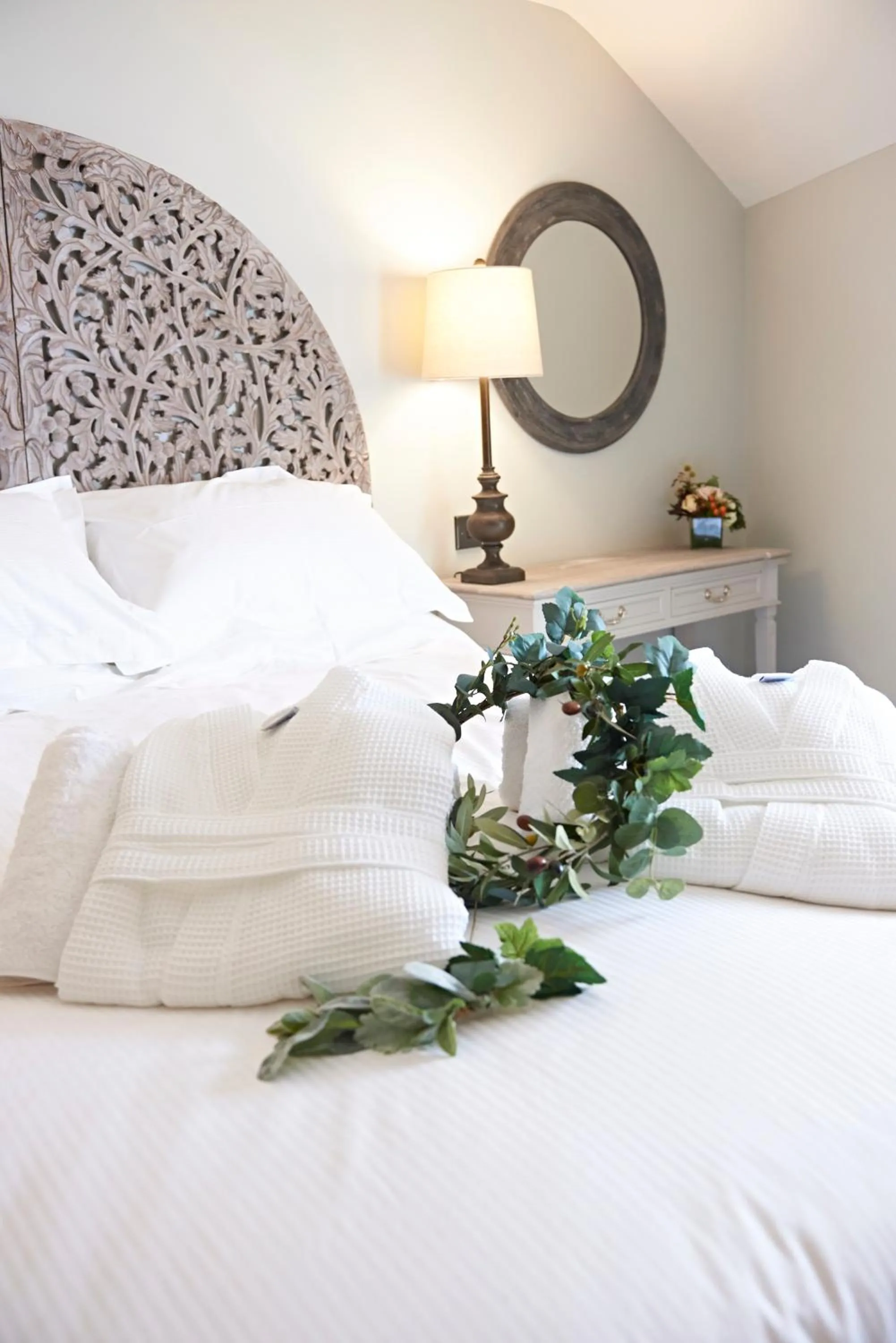 Bedroom, Bed in Valentino s Restaurant with Rooms