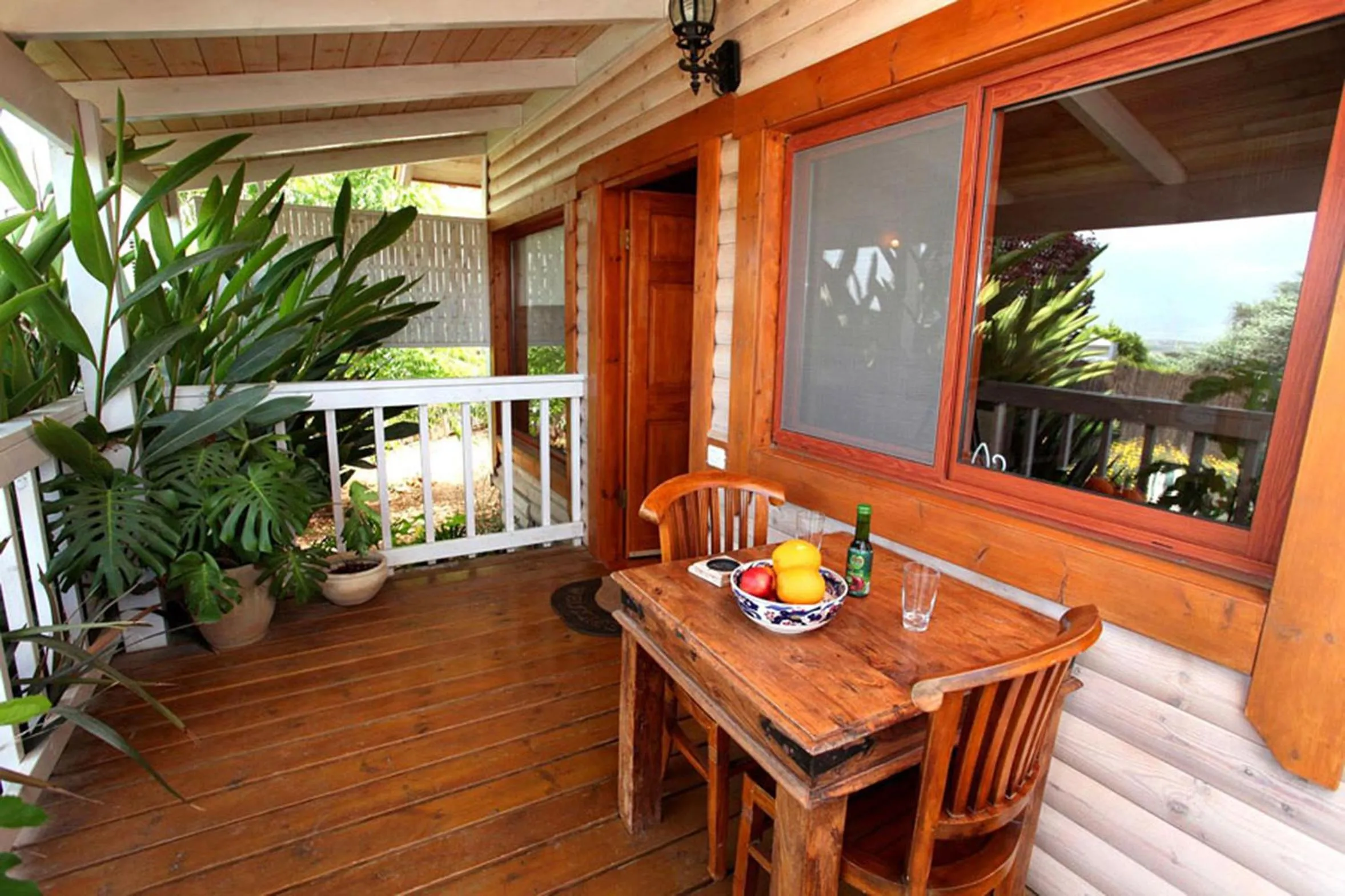 Balcony/Terrace in The Beautiful Cabins