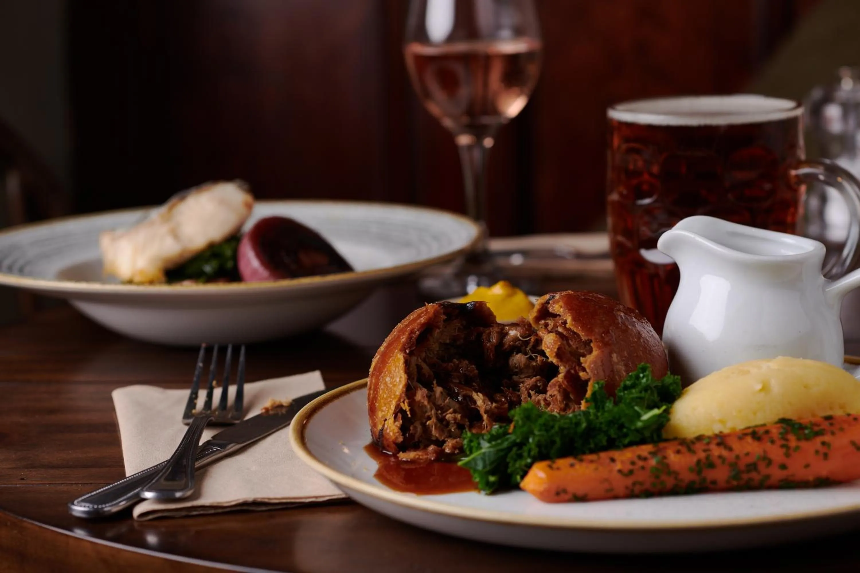 Food and drinks in Black Lion Inn