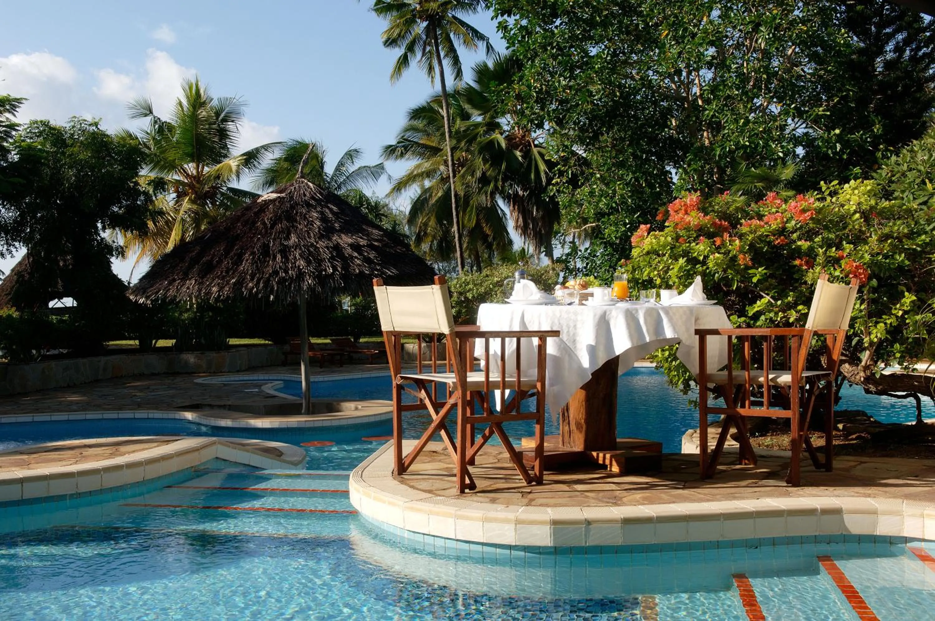 Swimming pool in Flamboyant Diani Beach