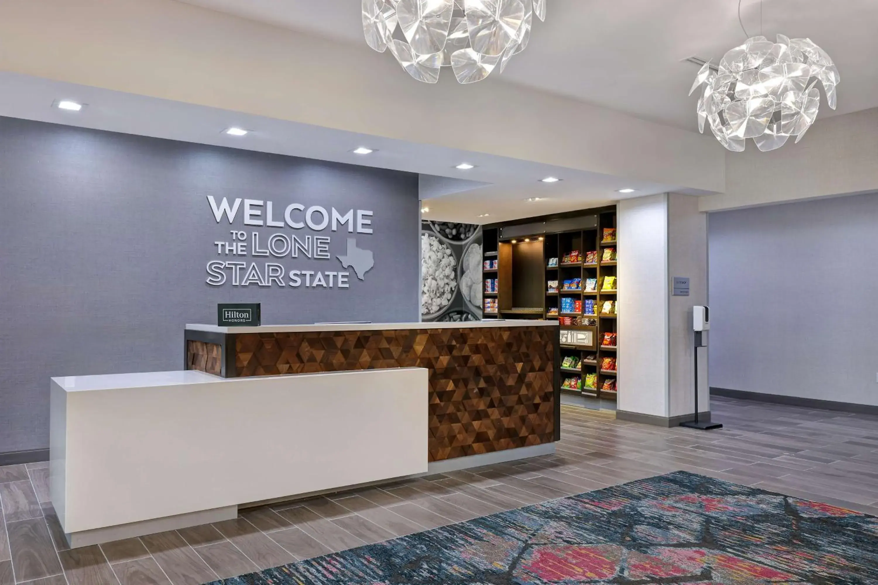 Lobby or reception in Hampton Inn & Suites Houston East Beltway 8, Tx Lobby or reception in Hampton Inn & Suites Houston East Beltway 8, Tx