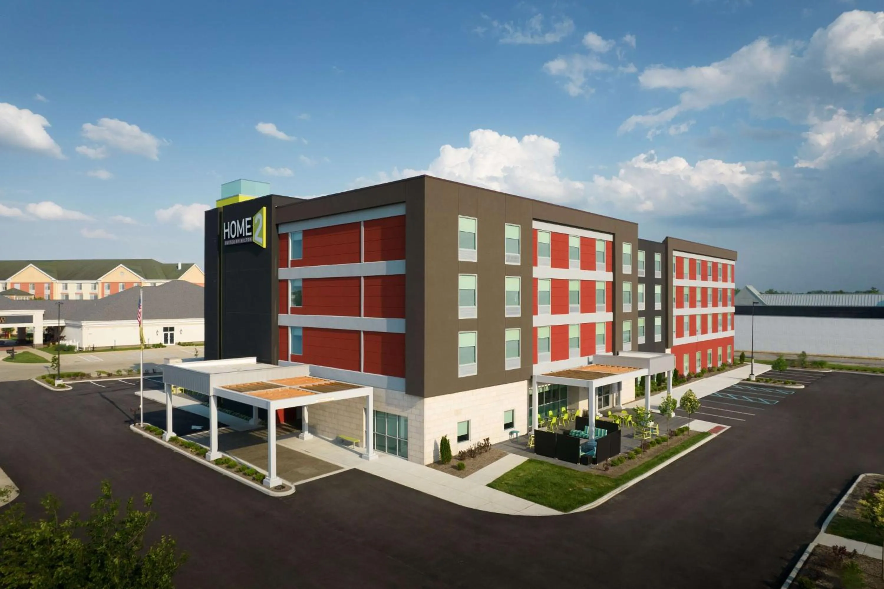 Property building in Home2 Suites By Hilton Fishers Indianapolis Northeast