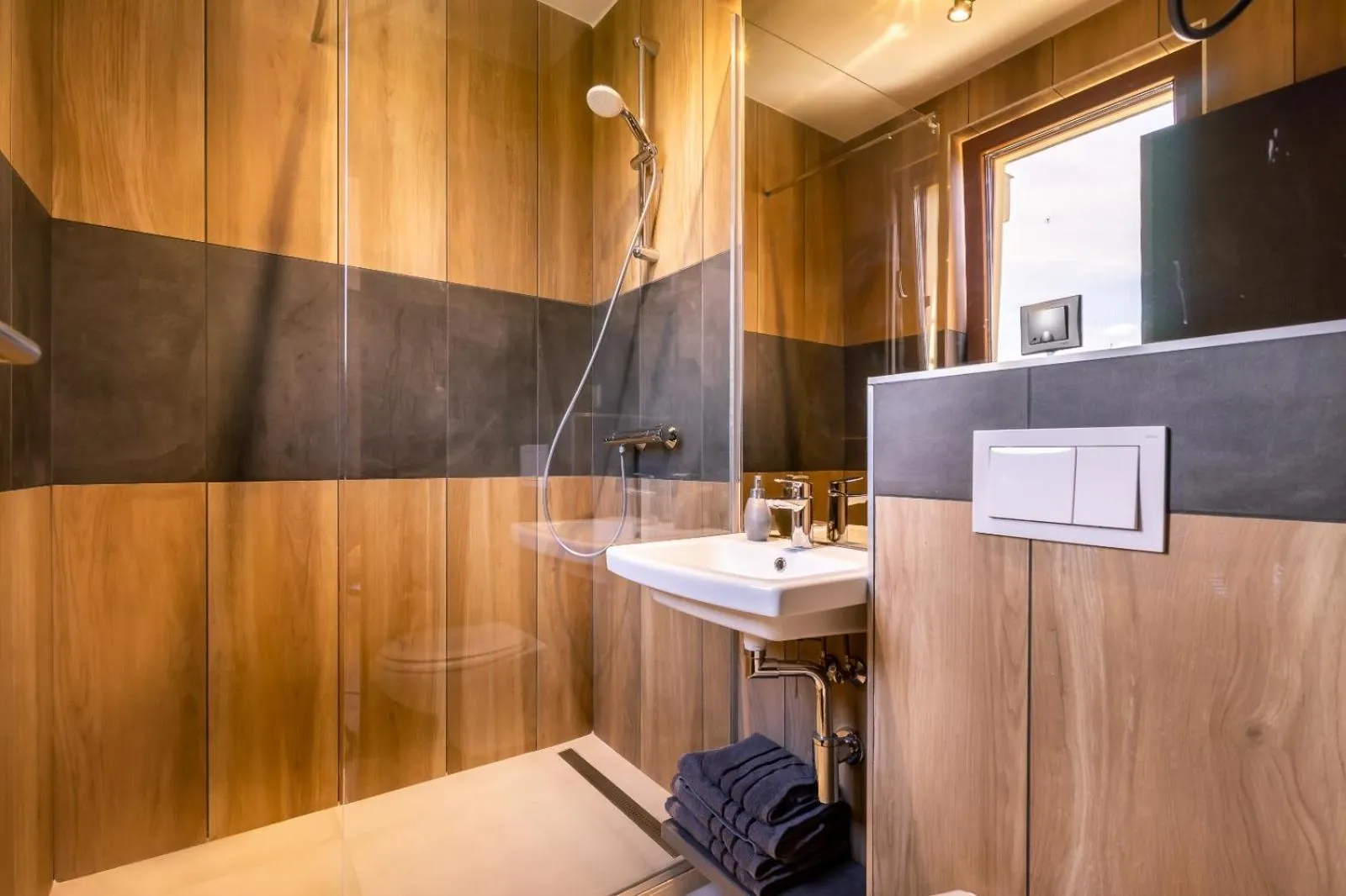 Shower in Urbio Private Suites