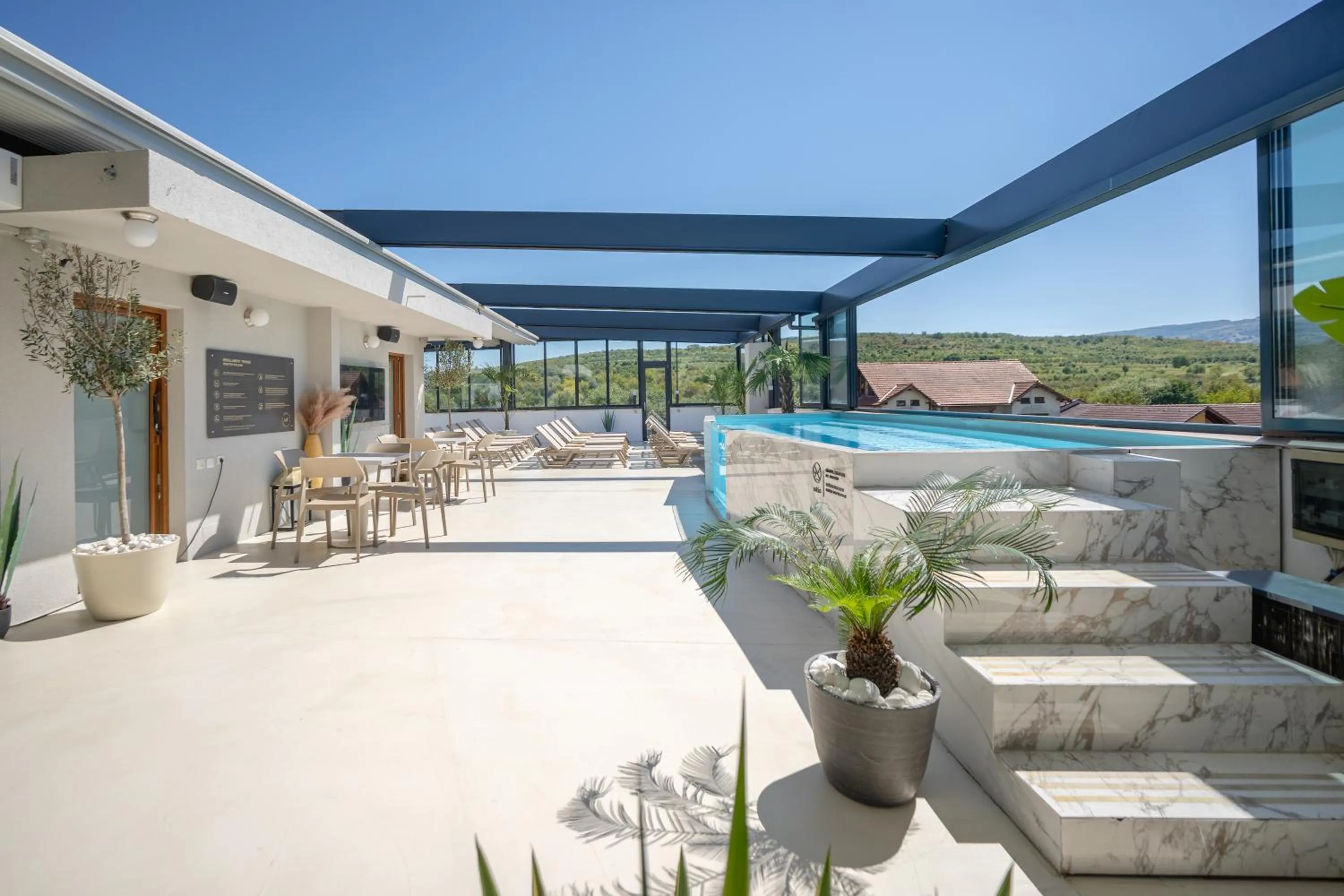 Swimming pool in Urbio Private Suites