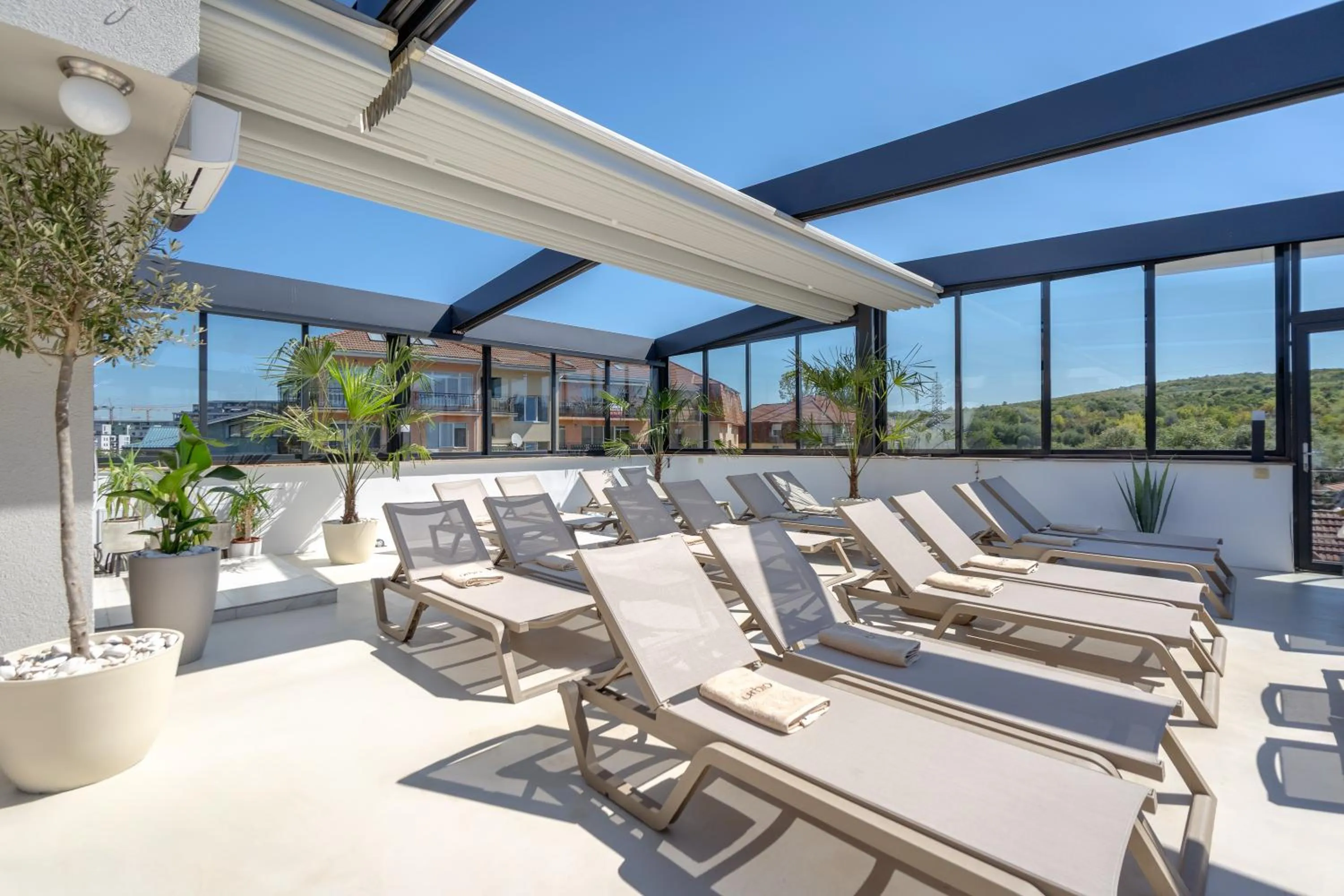 Swimming pool in Urbio Private Suites