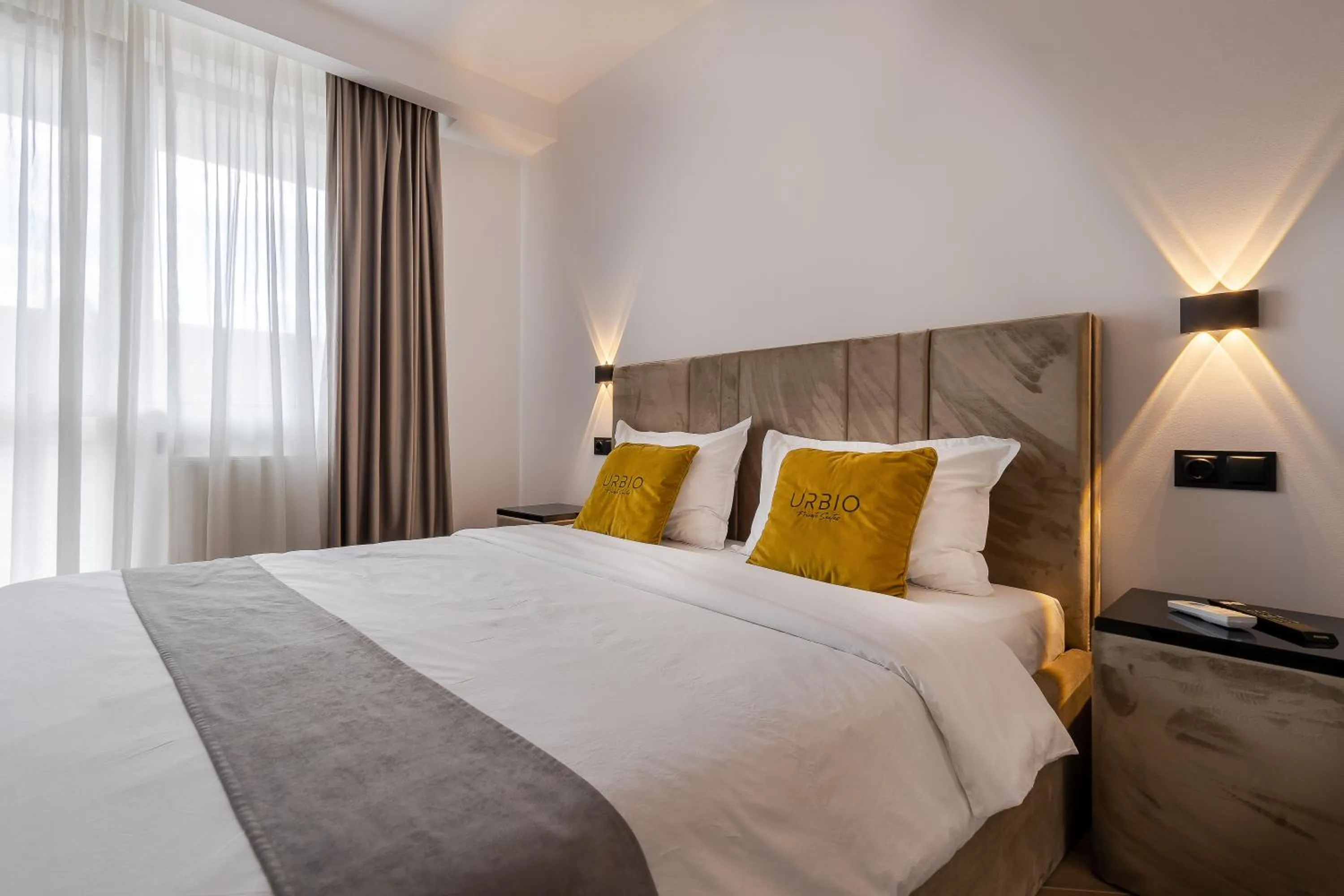 Bedroom, Bed in Urbio Private Suites