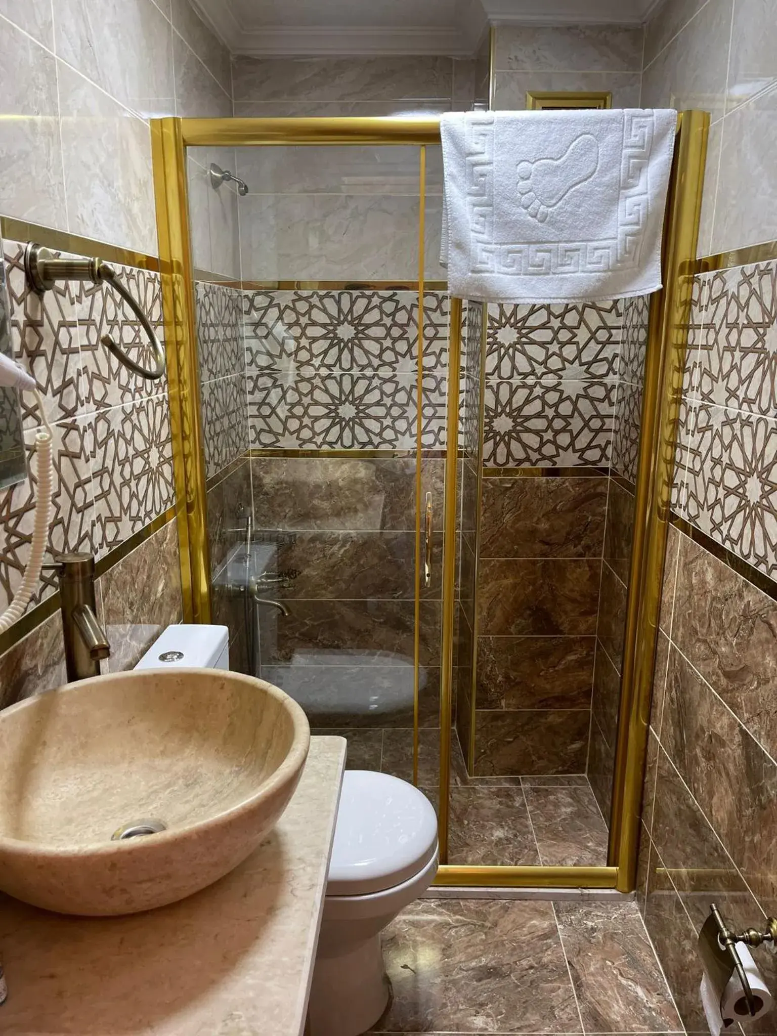 Bathroom in Ora Bella Hotel Bathroom in Ora Bella Hotel