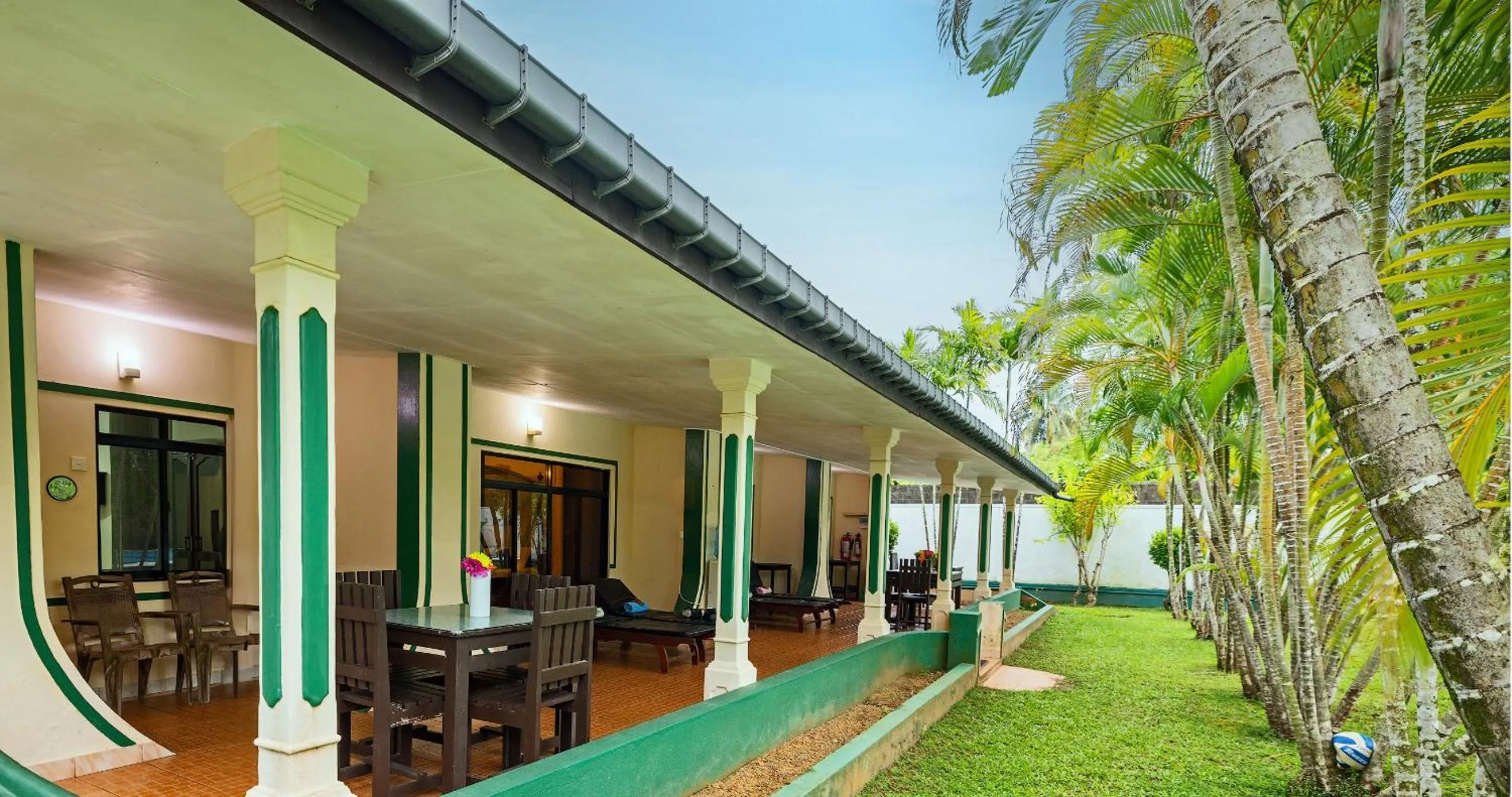 Garden view in Sagarika Beach Hotel