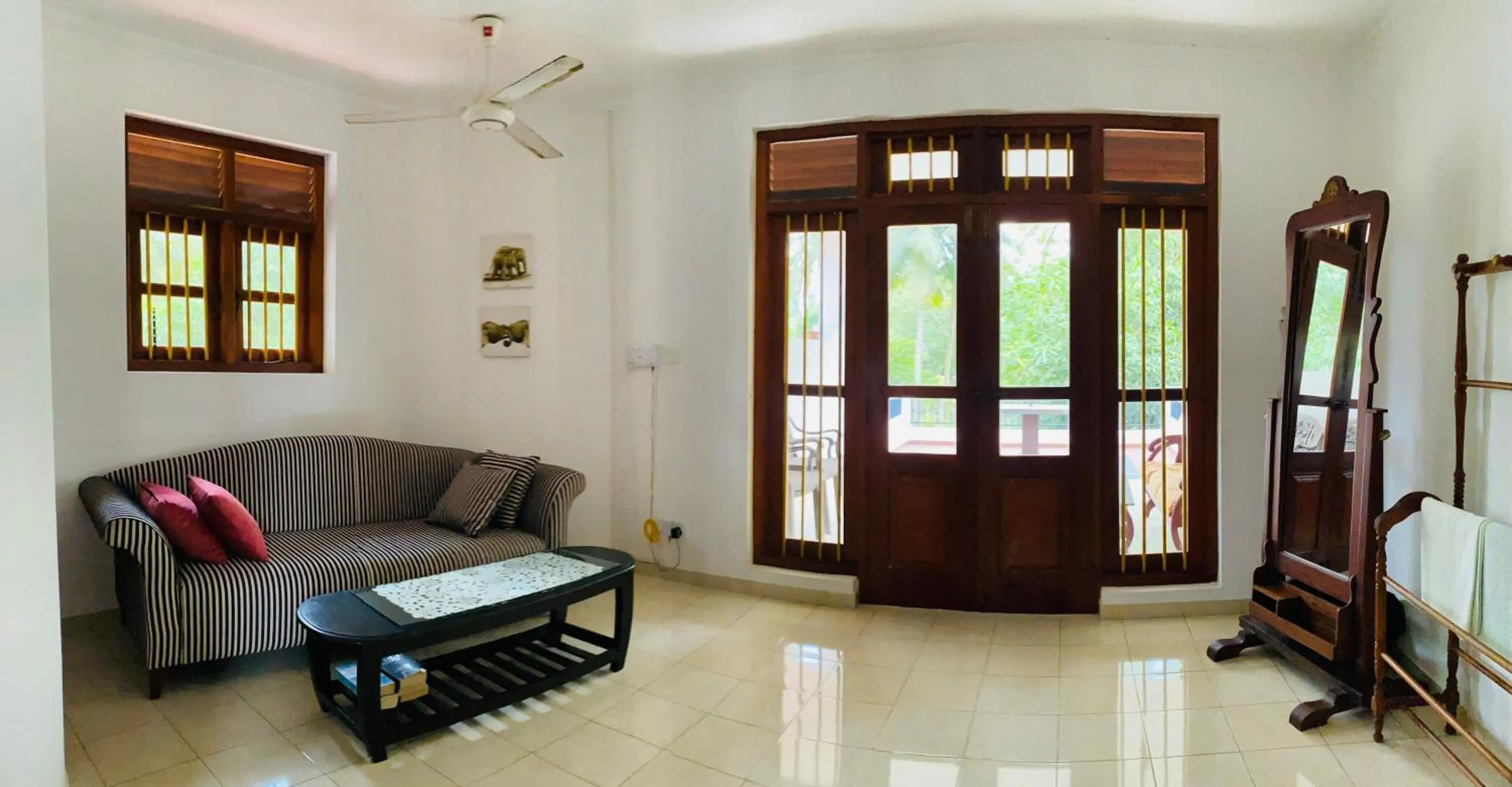 Seating area in Sagarika Beach Hotel