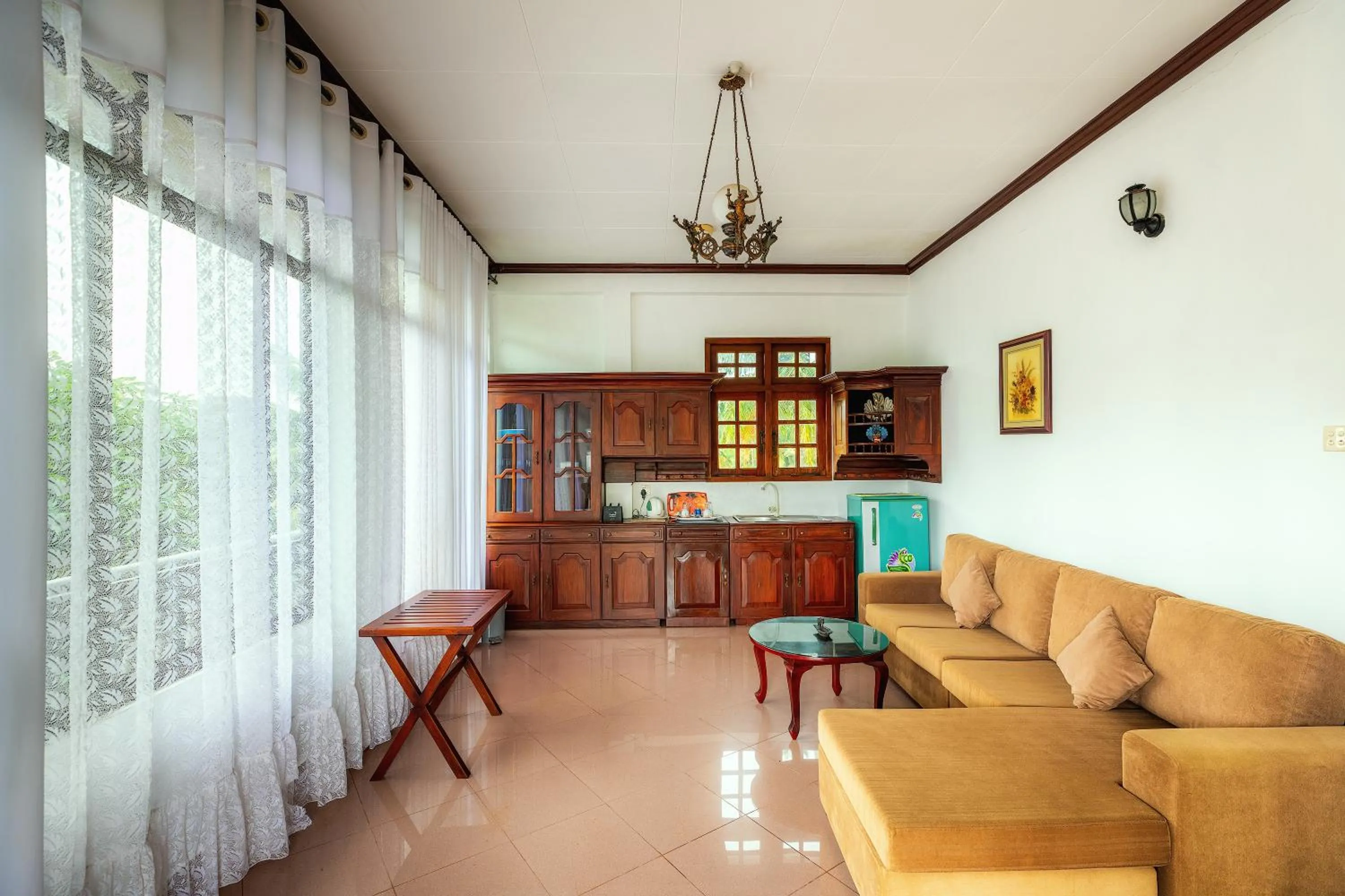 Living room in Sagarika Beach Hotel