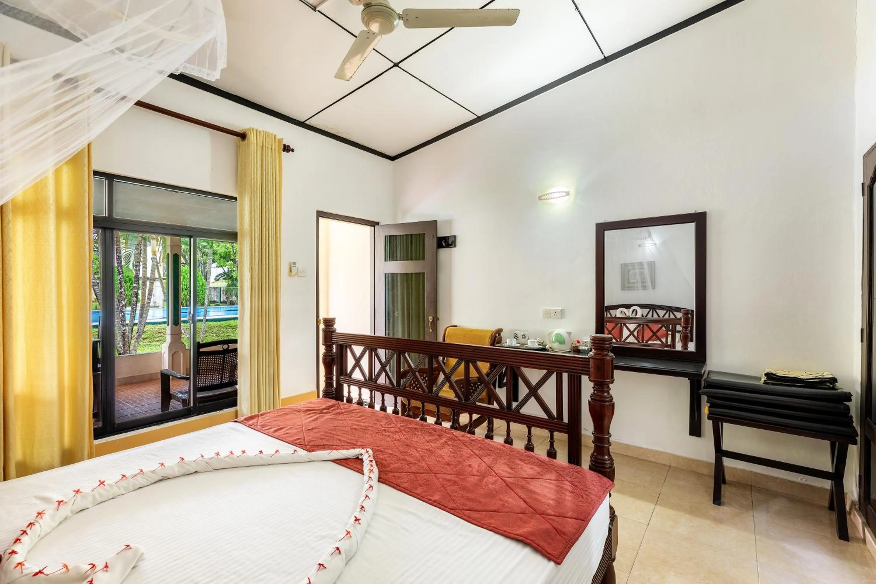 Photo of the whole room, Bed in Sagarika Beach Hotel