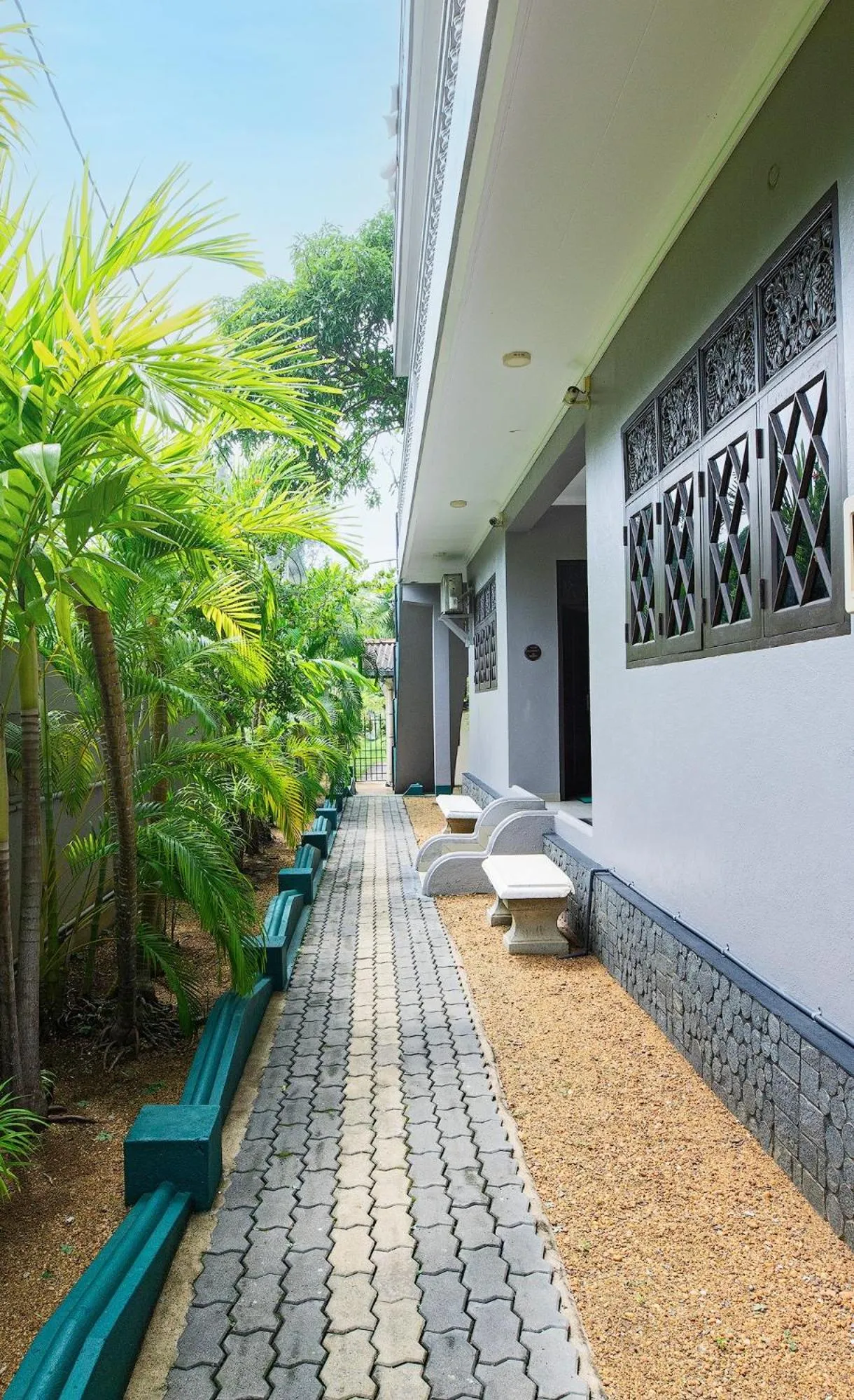 Patio in Sagarika Beach Hotel