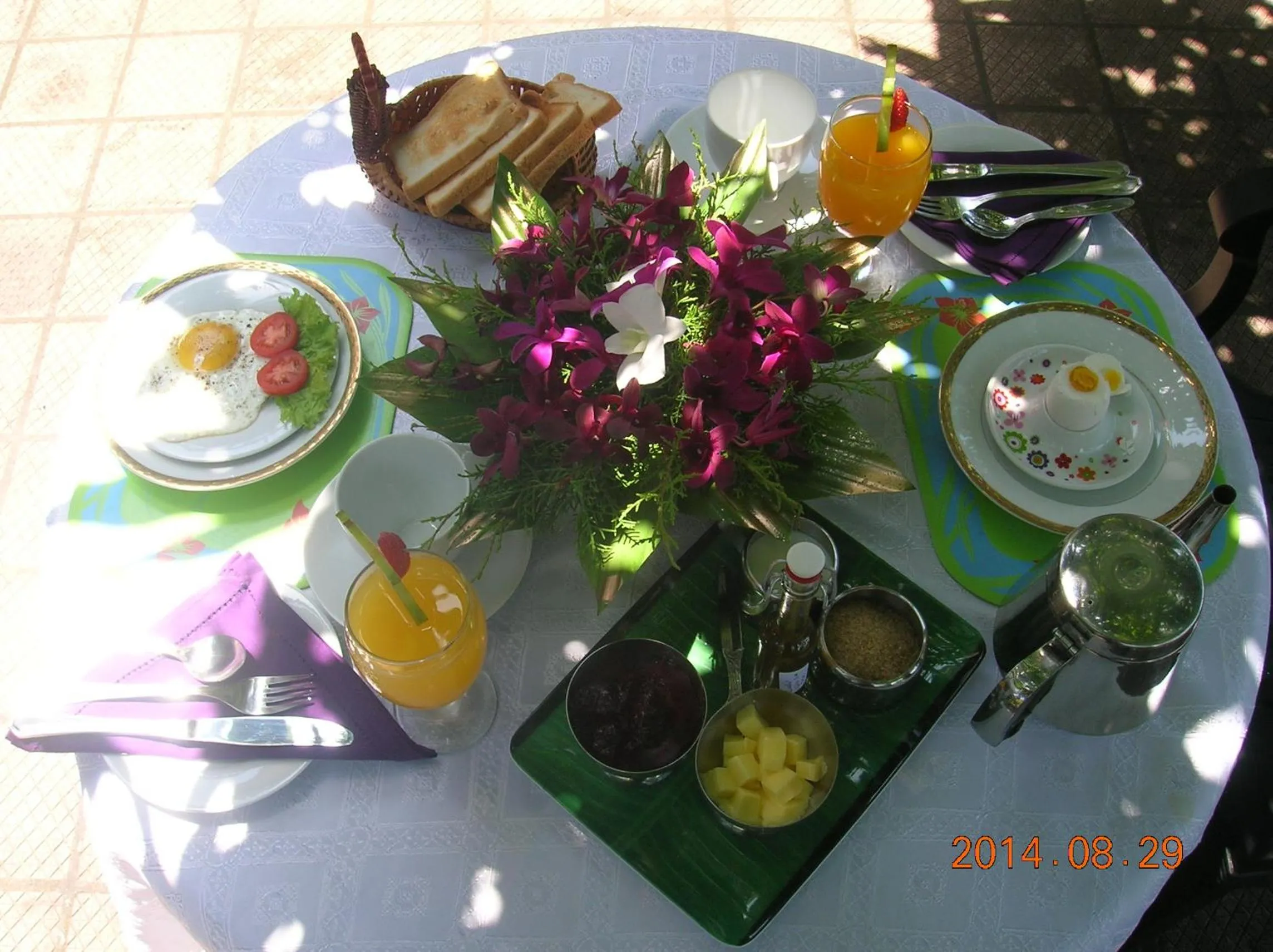 Breakfast in Sagarika Beach Hotel