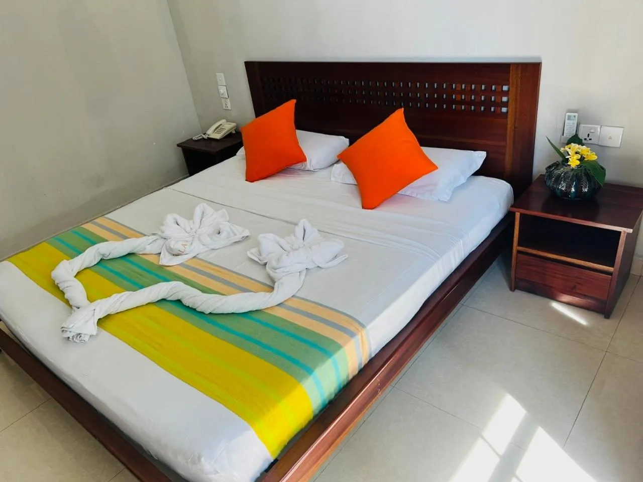 Bed in Lafala Hotel & Service Apartment