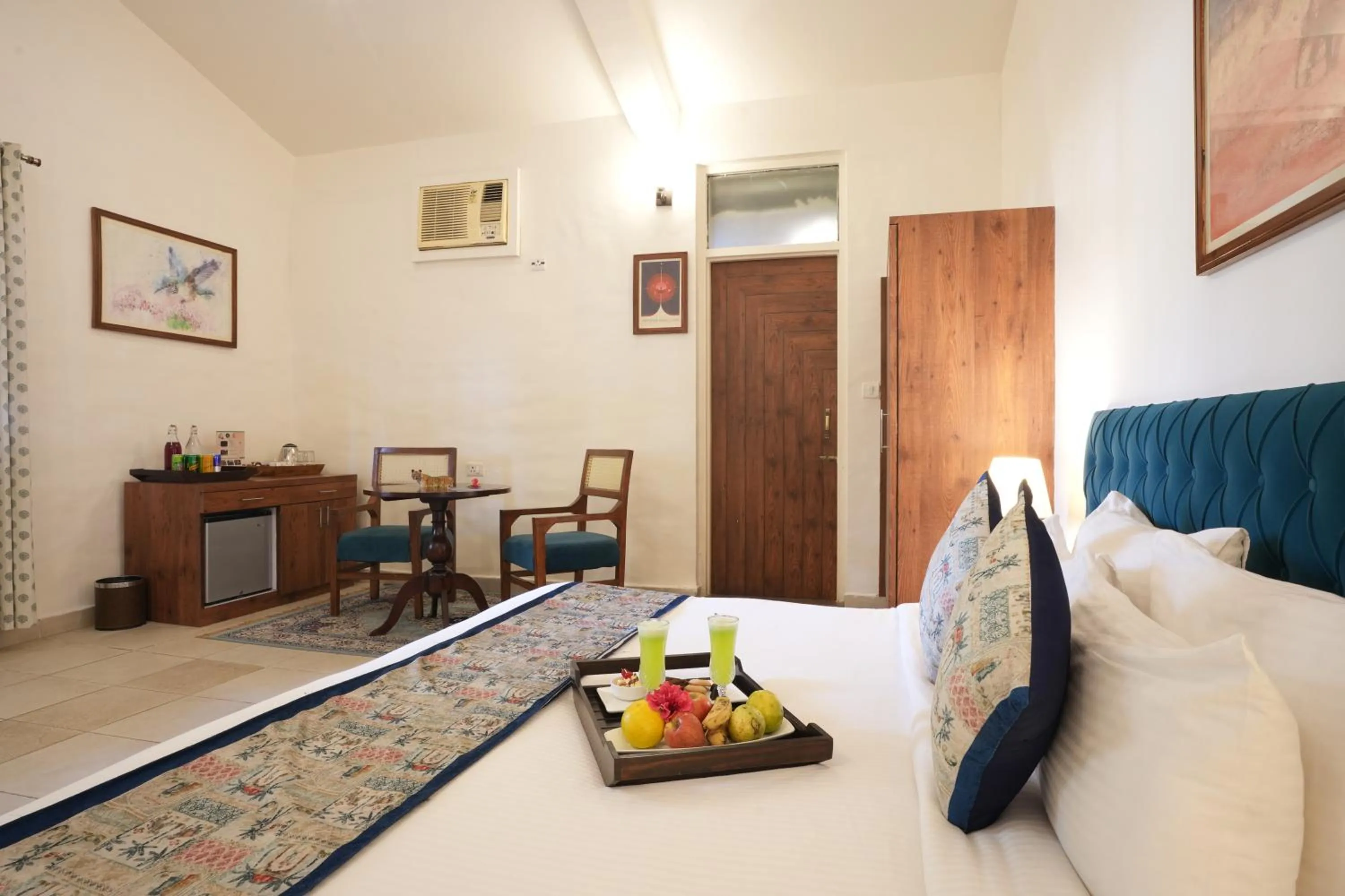 Bedroom, Bed in Astroport Sariska Treetop by Eight Continents