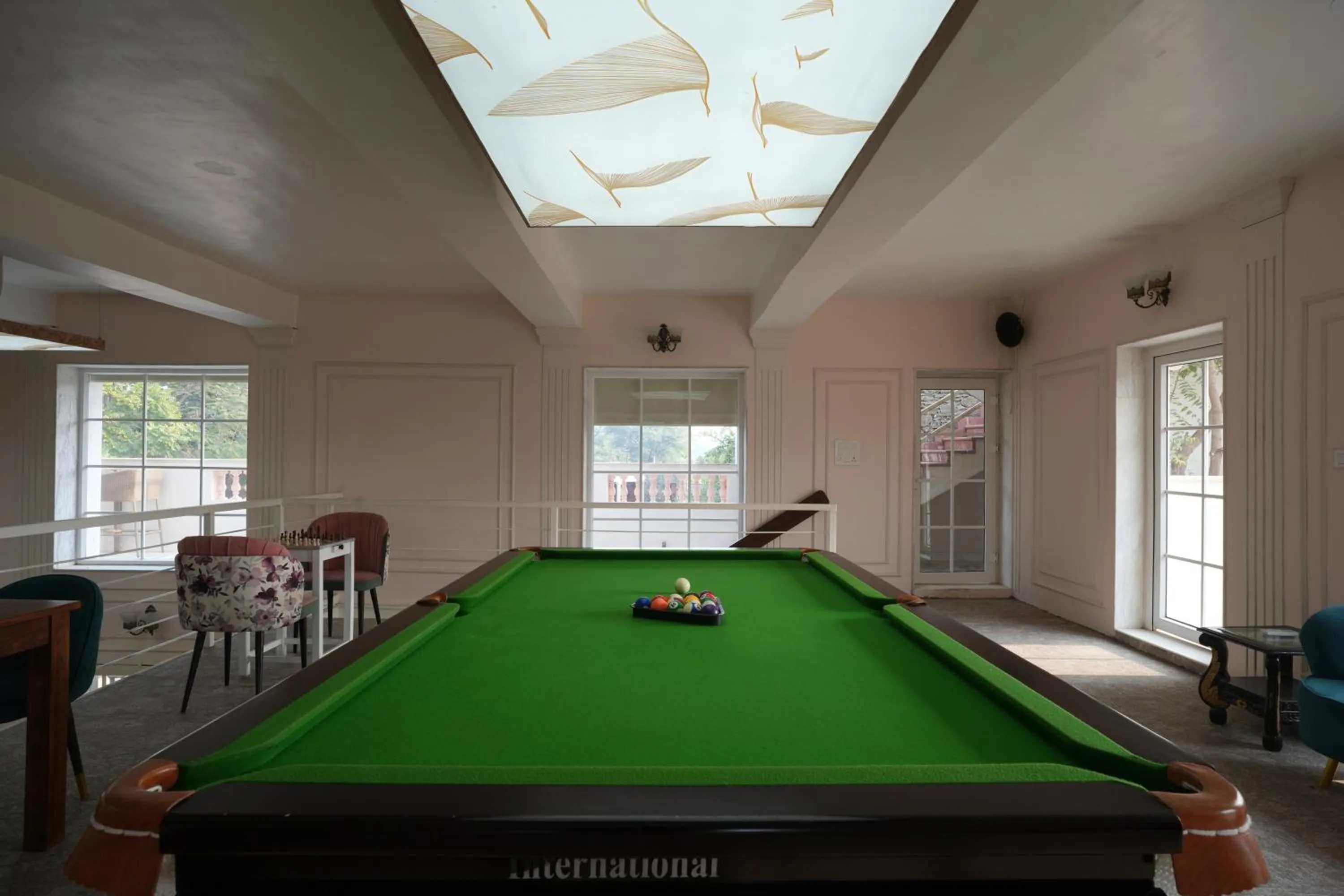 Game Room in Astroport Sariska Treetop by Eight Continents