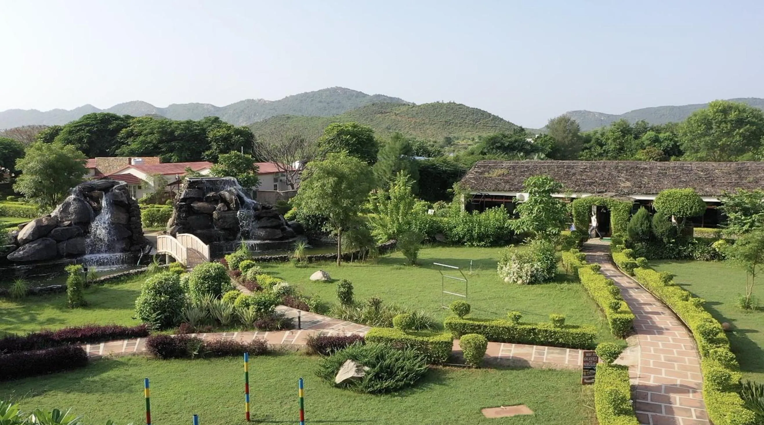 Garden in Astroport Sariska Treetop by Eight Continents