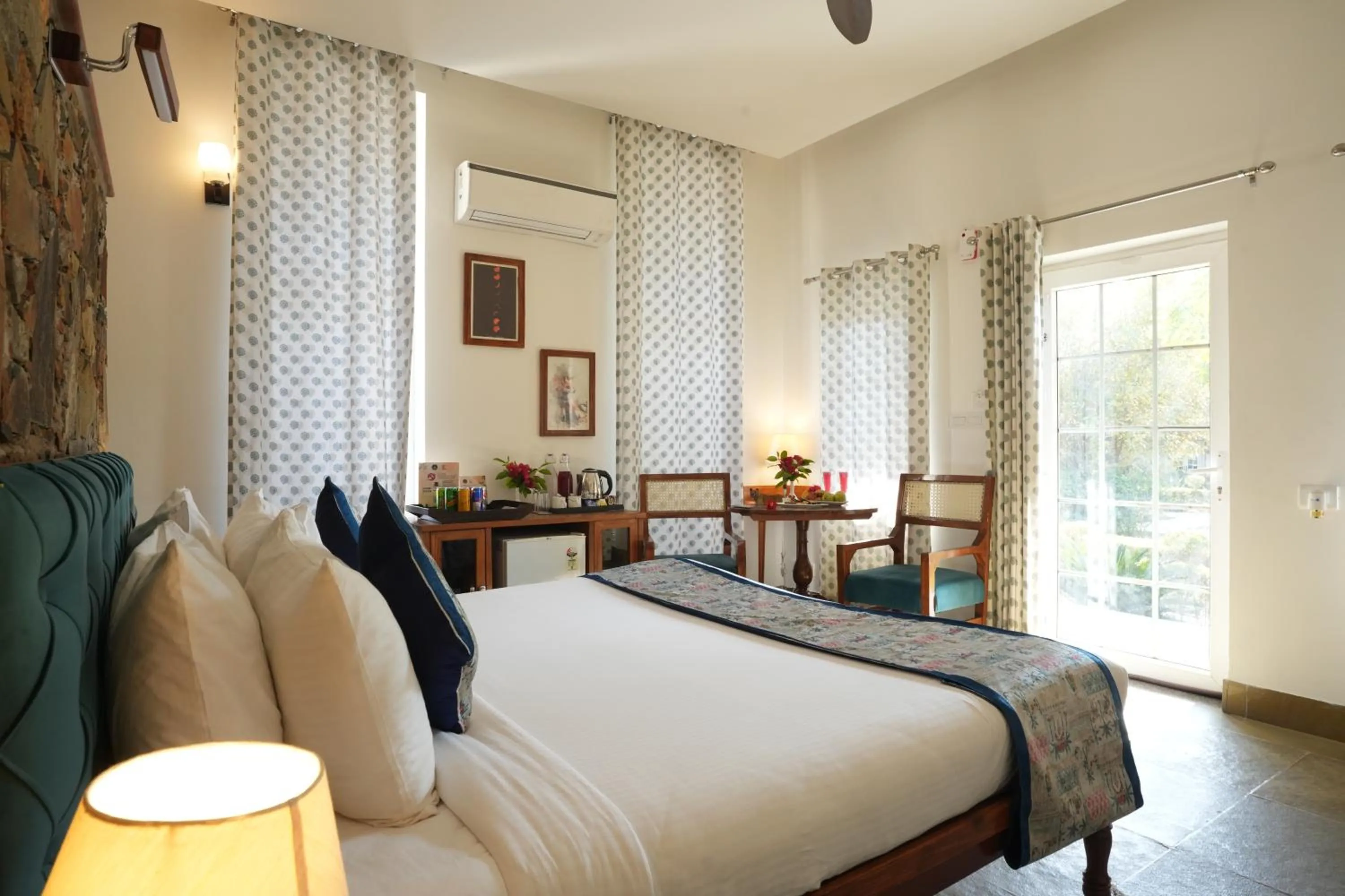 Bedroom, Bed in Astroport Sariska Treetop by Eight Continents