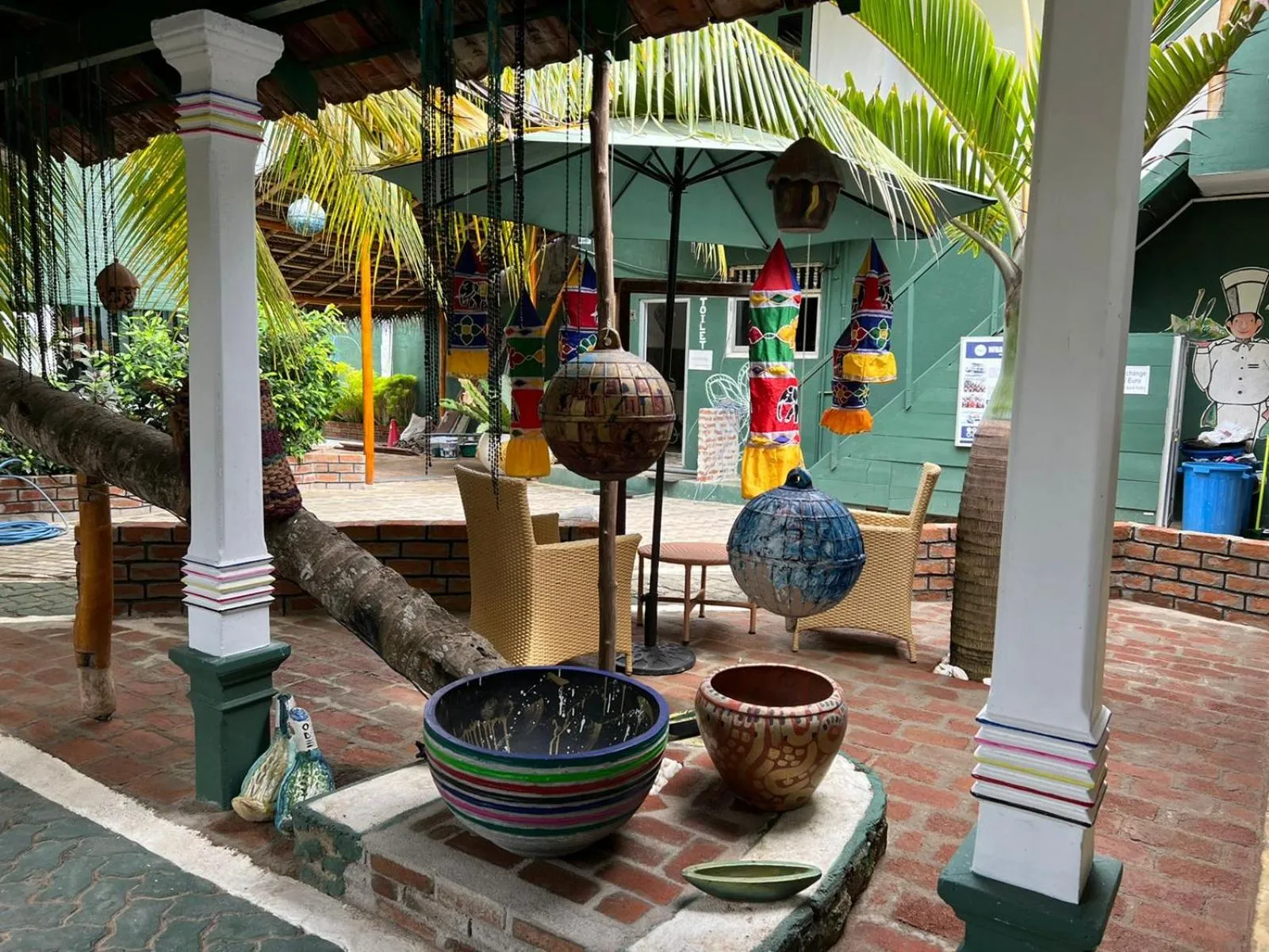 Garden in Frangipani Beach Villa