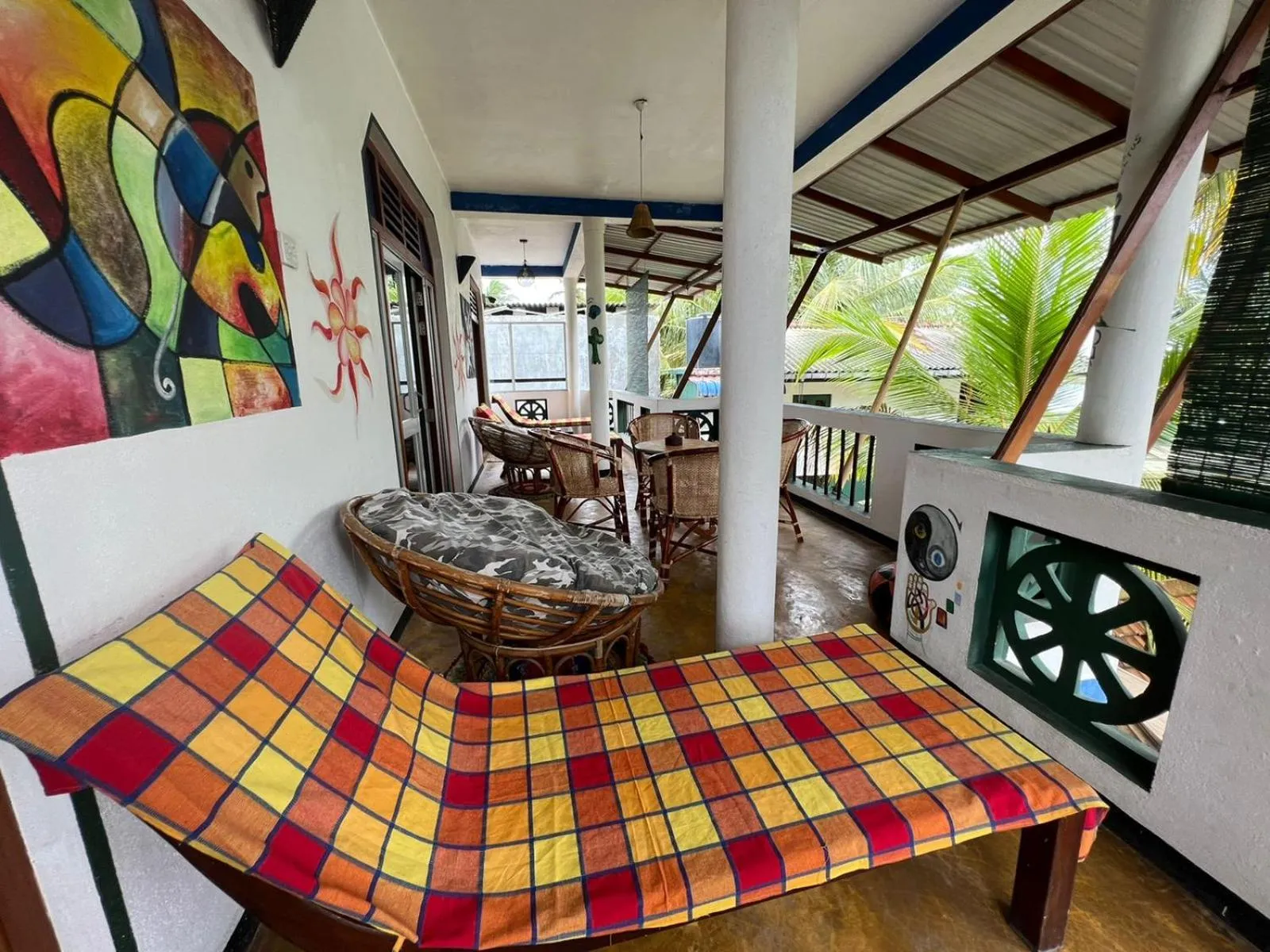 Seating area in Frangipani Beach Villa