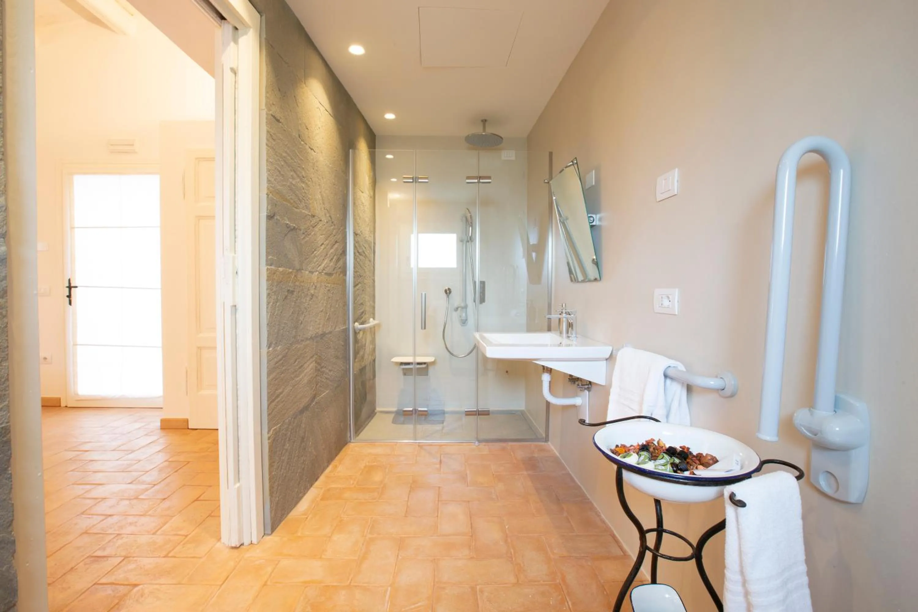 Bathroom in Agriturismo Torre del Marino