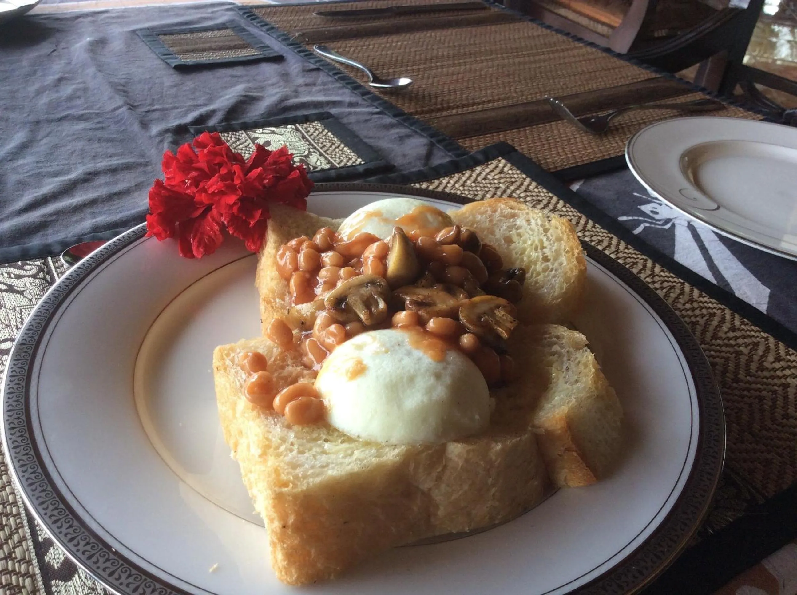 Food in Asian Jewel Boutique Hotel