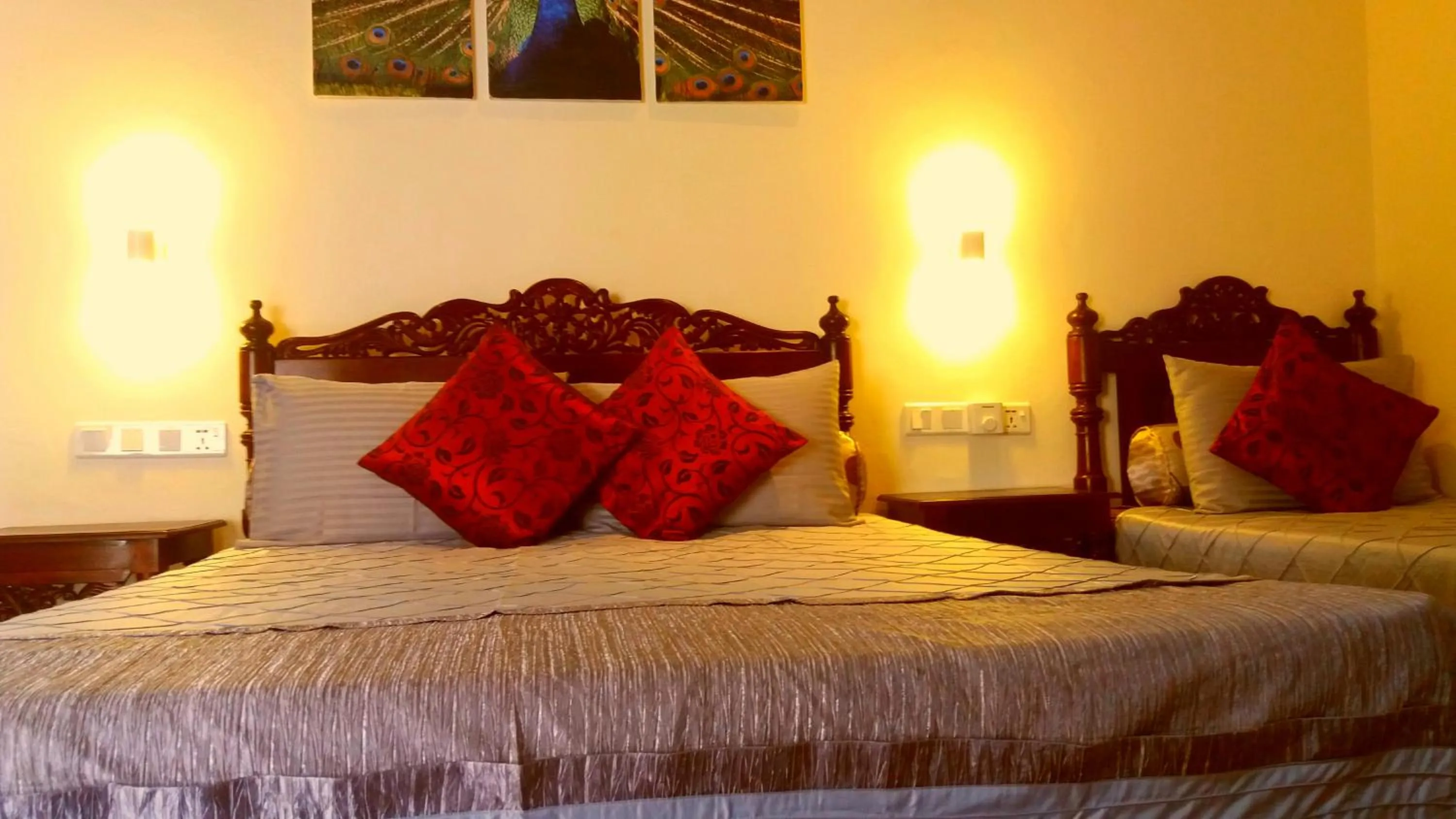 Bed in Asian Jewel Boutique Hotel