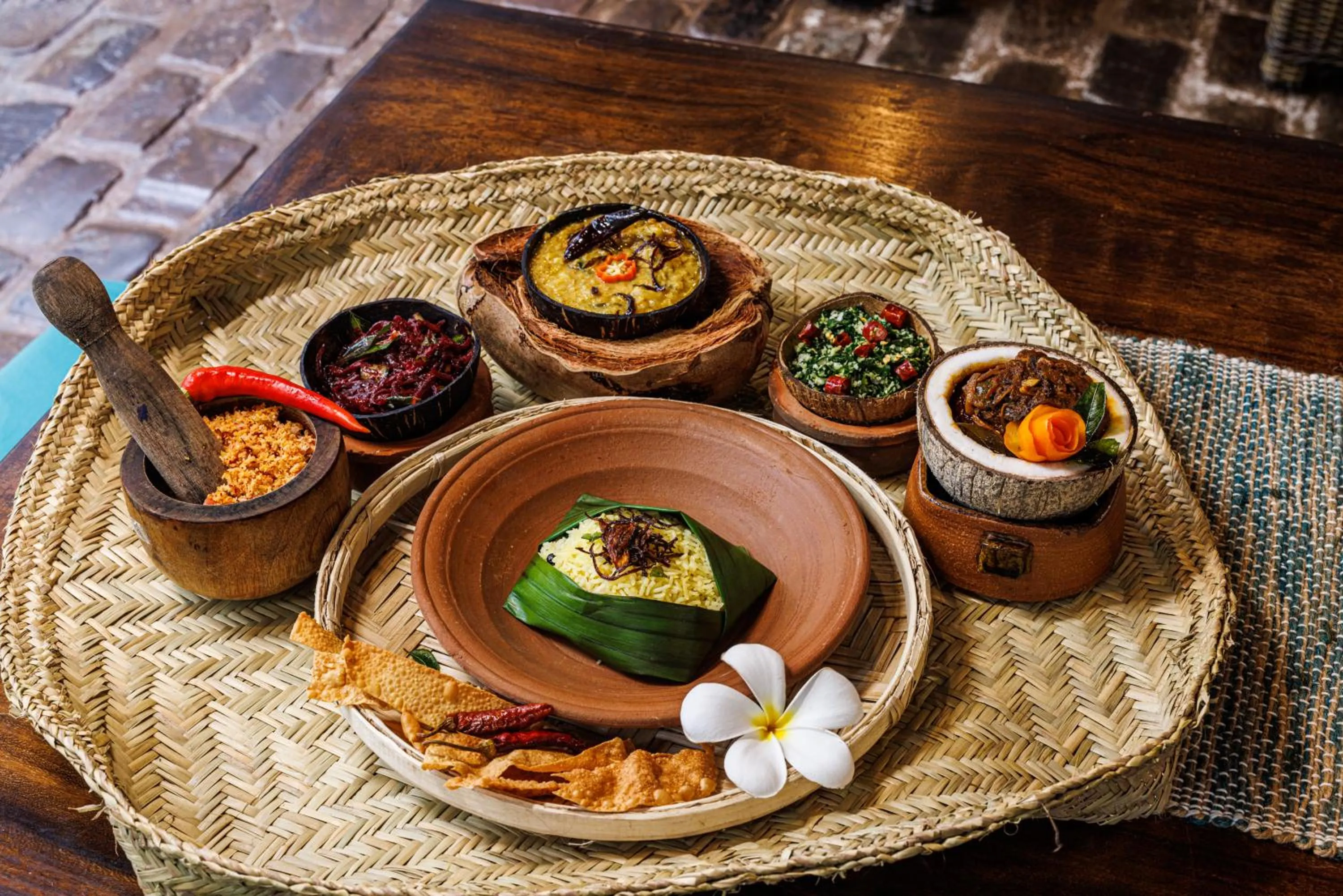 Food close-up in Villa Hundira