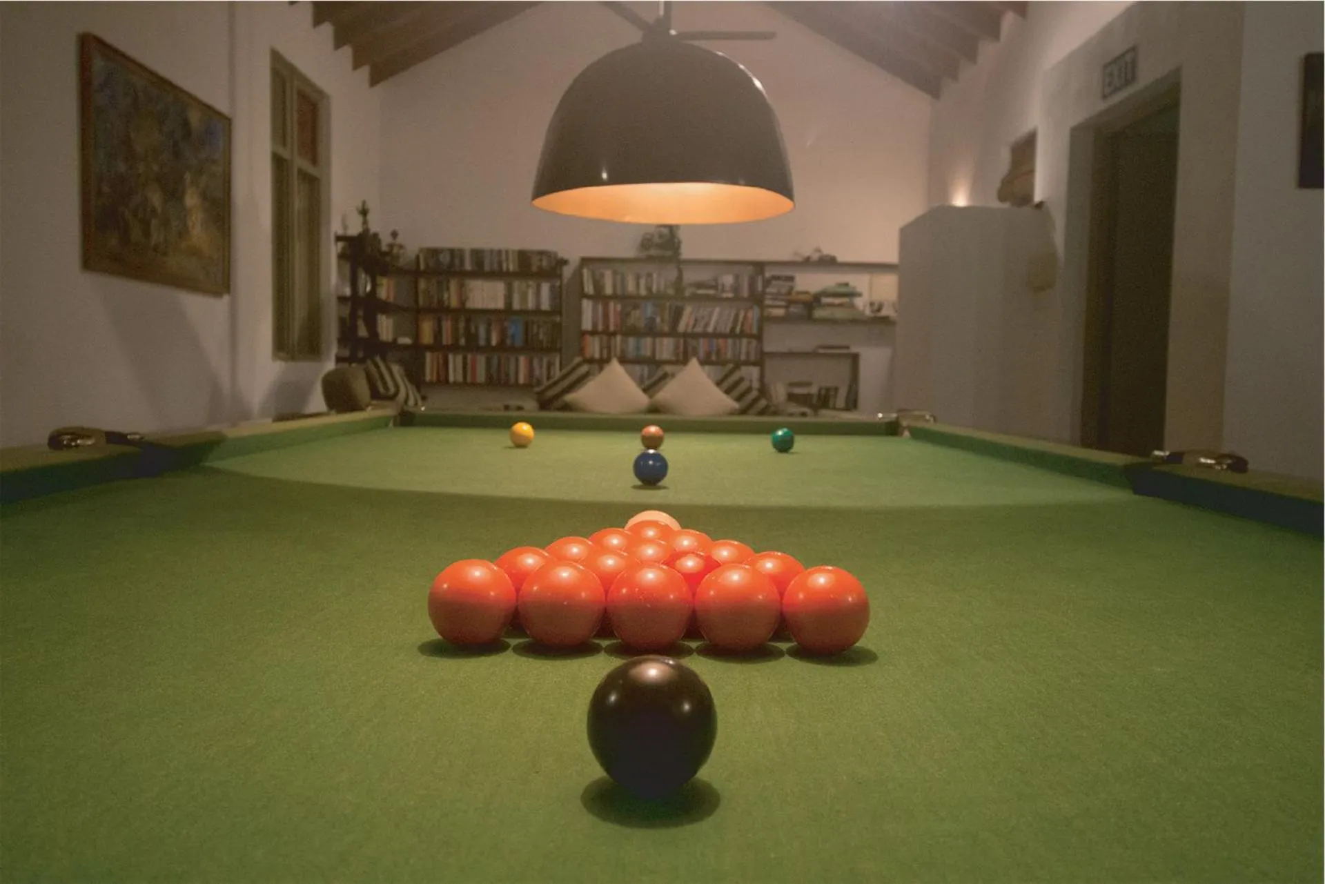 Billiard in Villa Hundira